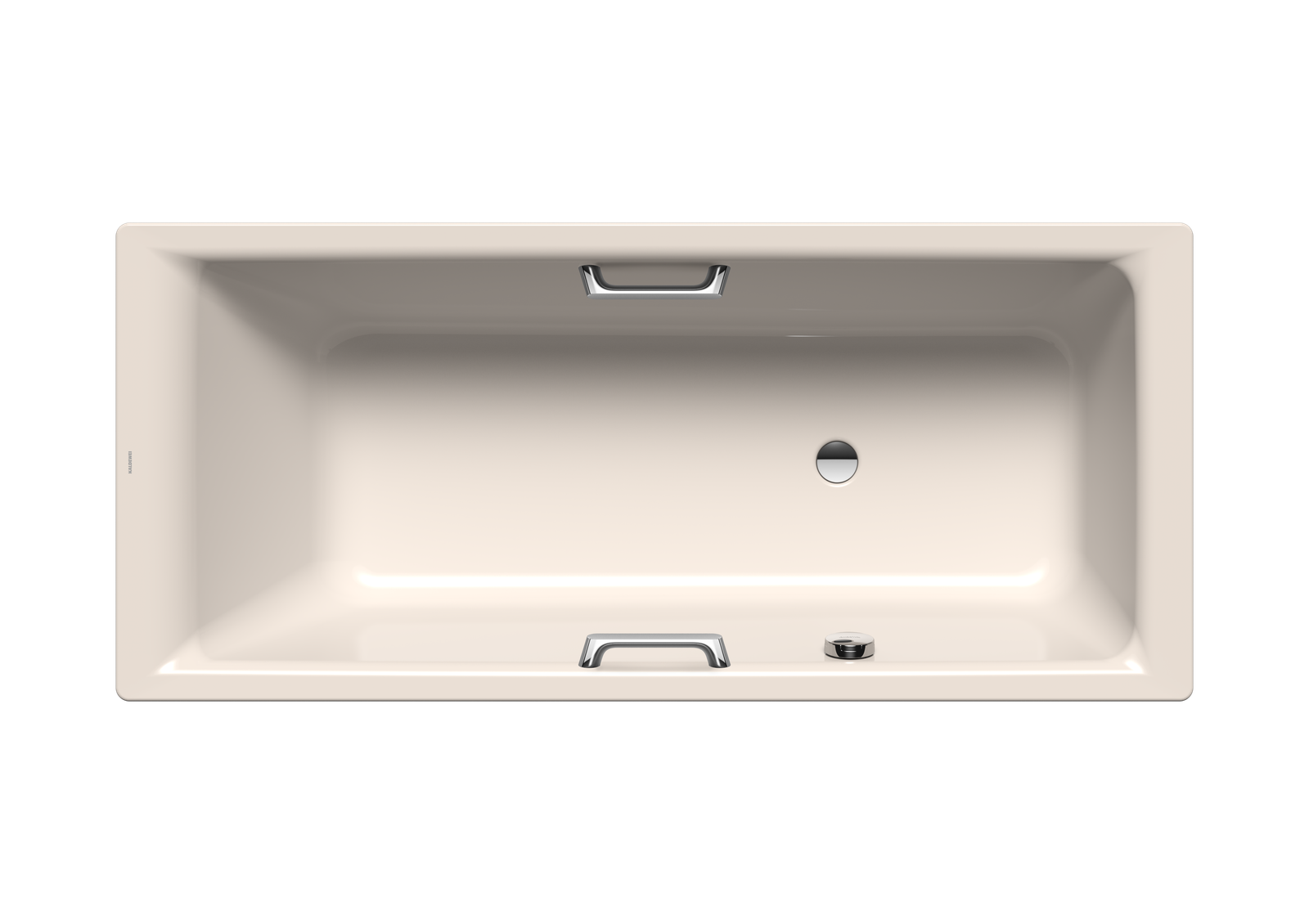Kaldewei Badewanne PURO STAR 686 160x70cm, Überlauf seitlich, Perl-Effekt, pergamon