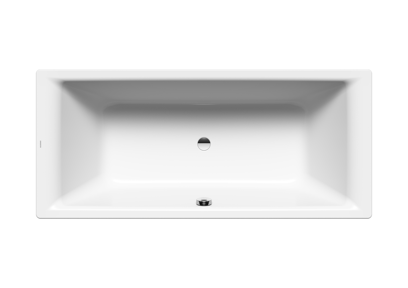 Kaldewei Badewanne PURO DUO 664 180x80cm, Überlauf mittig, Standard, weiß