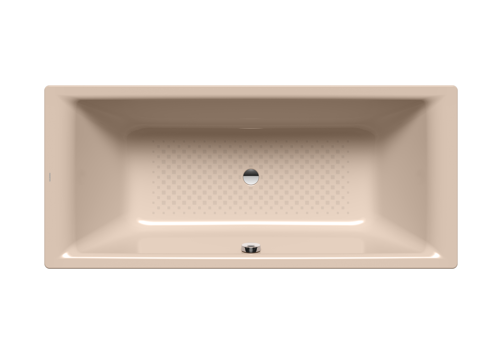 Kaldewei Badewanne PURO DUO 663 170x75cm, Überlauf mittig, Vollantislip, bahamabeige
