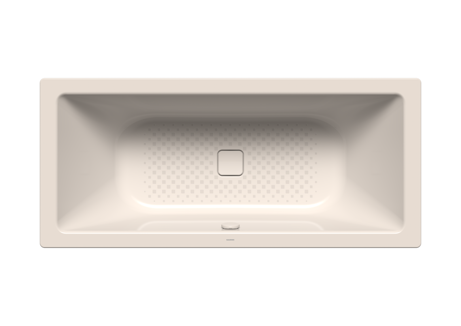 Kaldewei Badewanne CONODUO 734 190x90cm, Griffloch Vollantislip Perl-Effekt, pergamon
