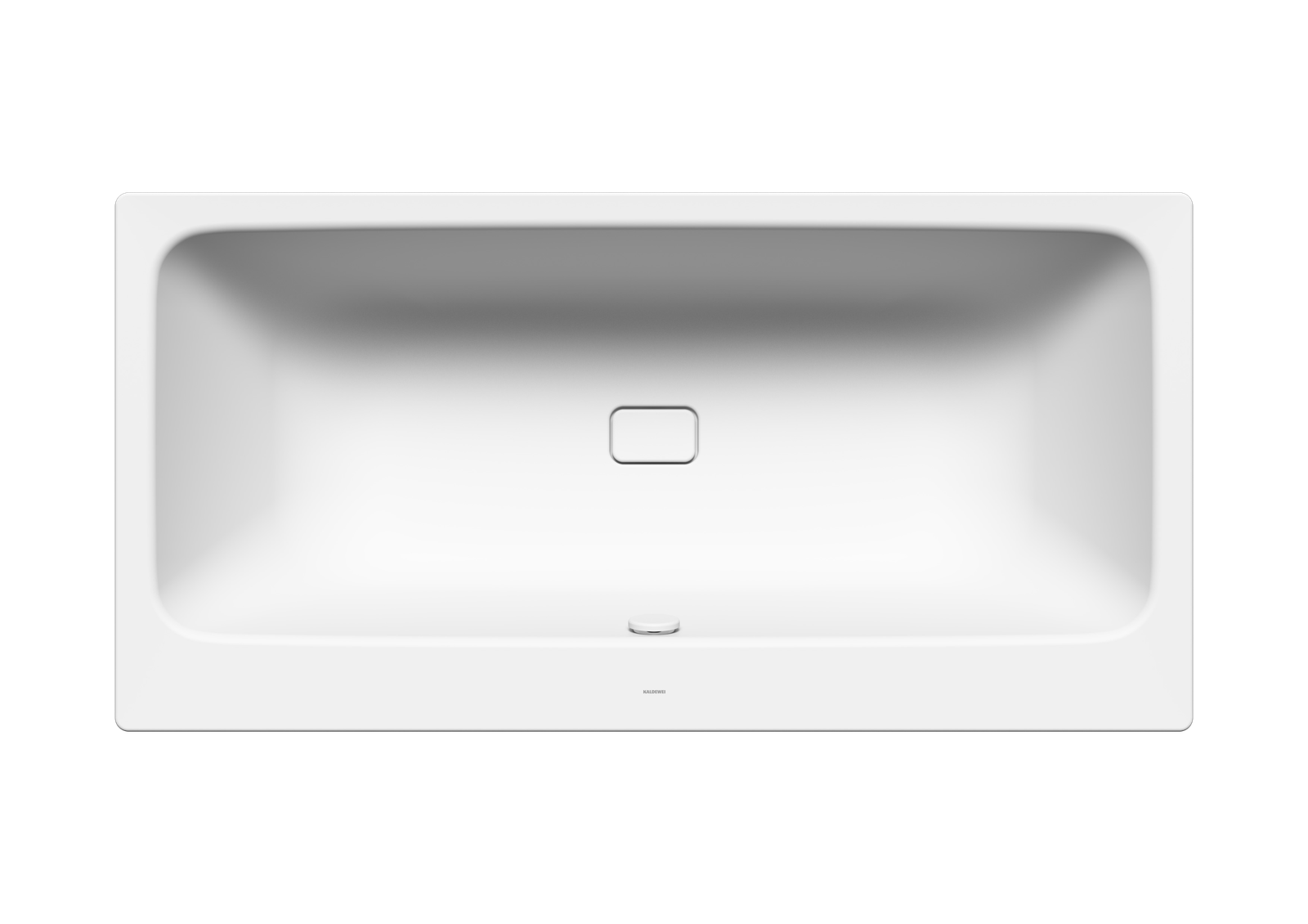Kaldewei Badewanne ASYMMETRIC DUO 742 180x90cm, Grifflochbohrung, alpinweiß matt