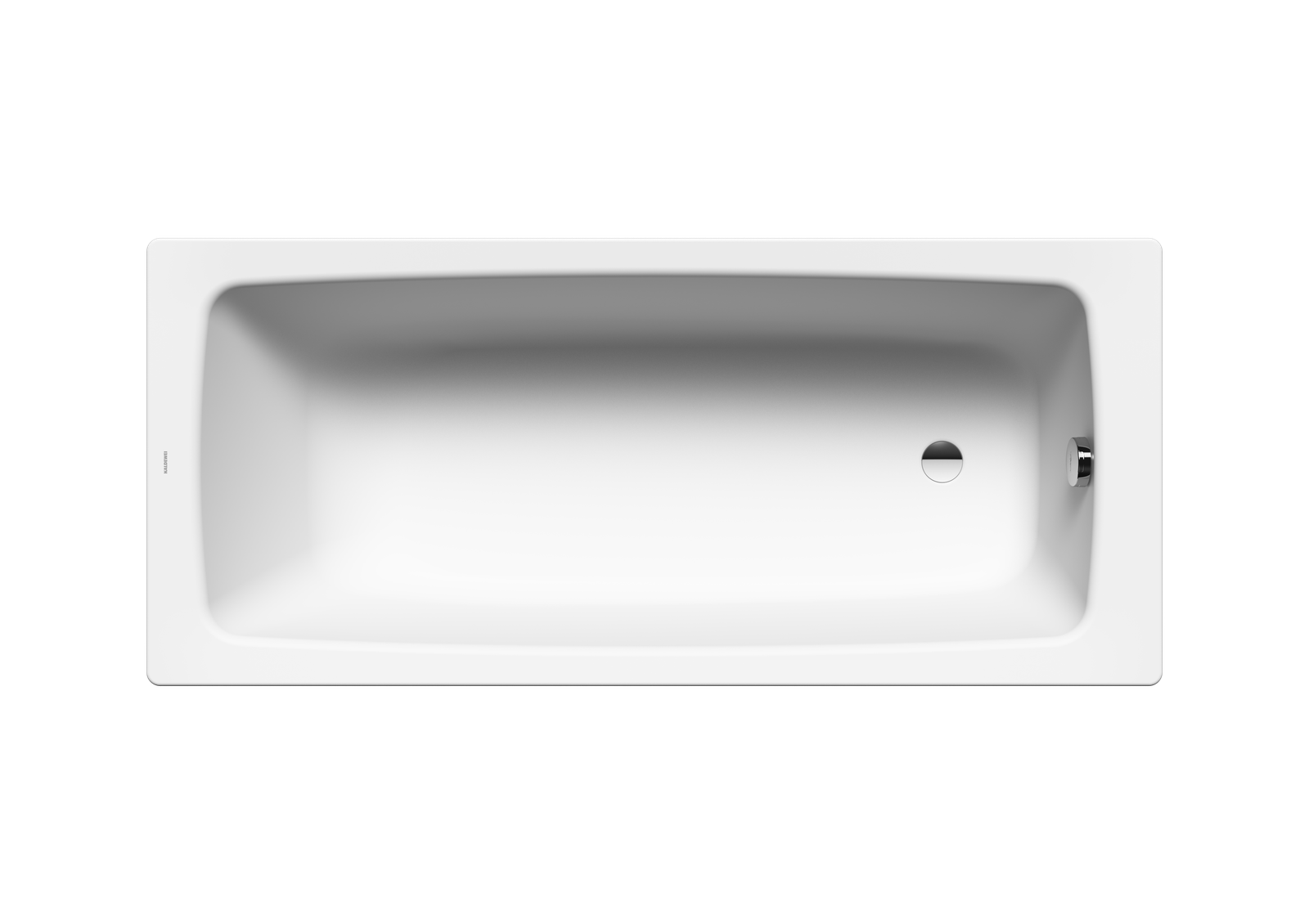 Kaldewei Badewanne CAYONO 751 180x80cm, Standard, alpinweiß matt
