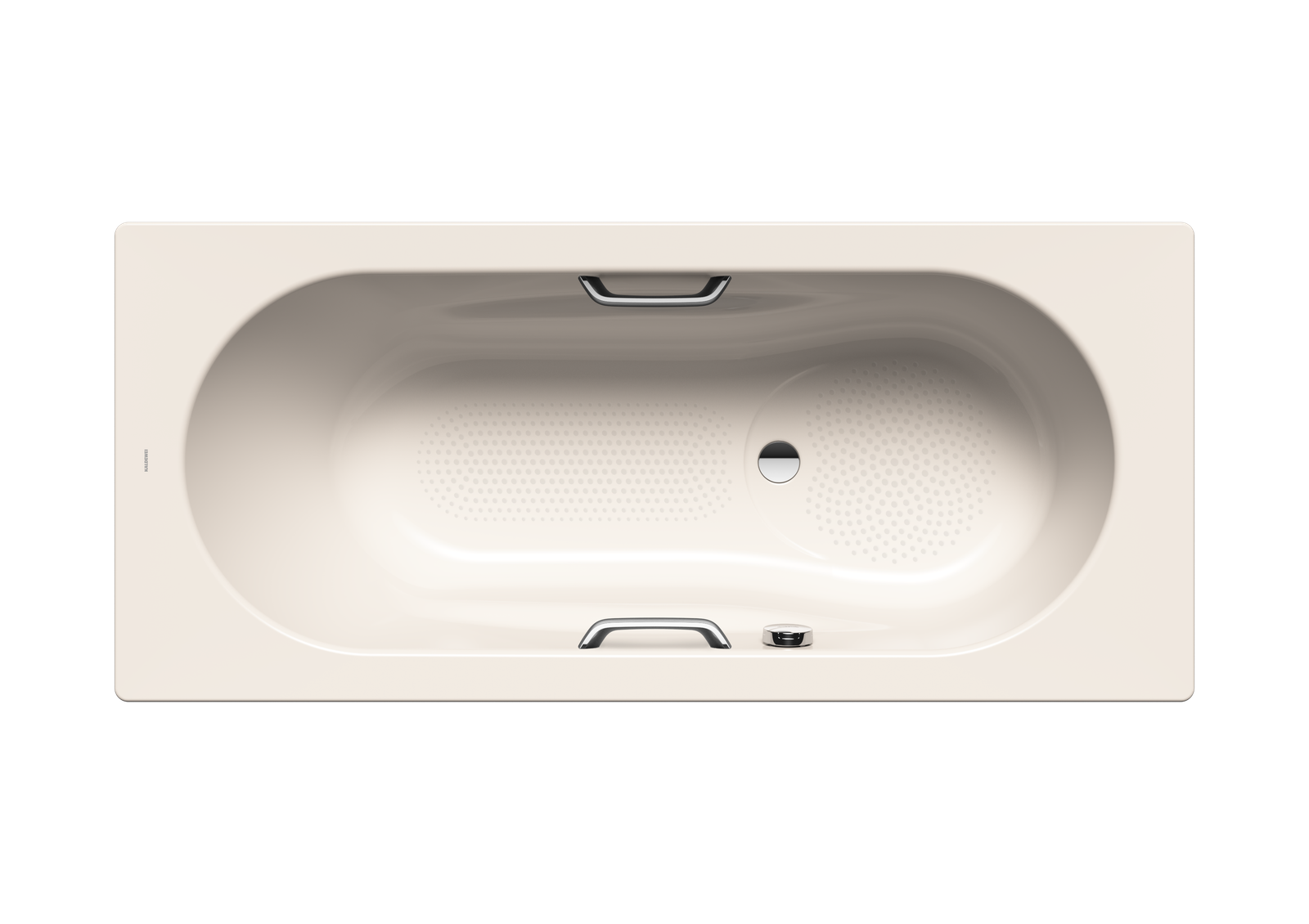 Kaldewei Badewanne VAIO SET STAR-945 170x70cm, Griffloch, SÜL, Vollantislip, pergamon