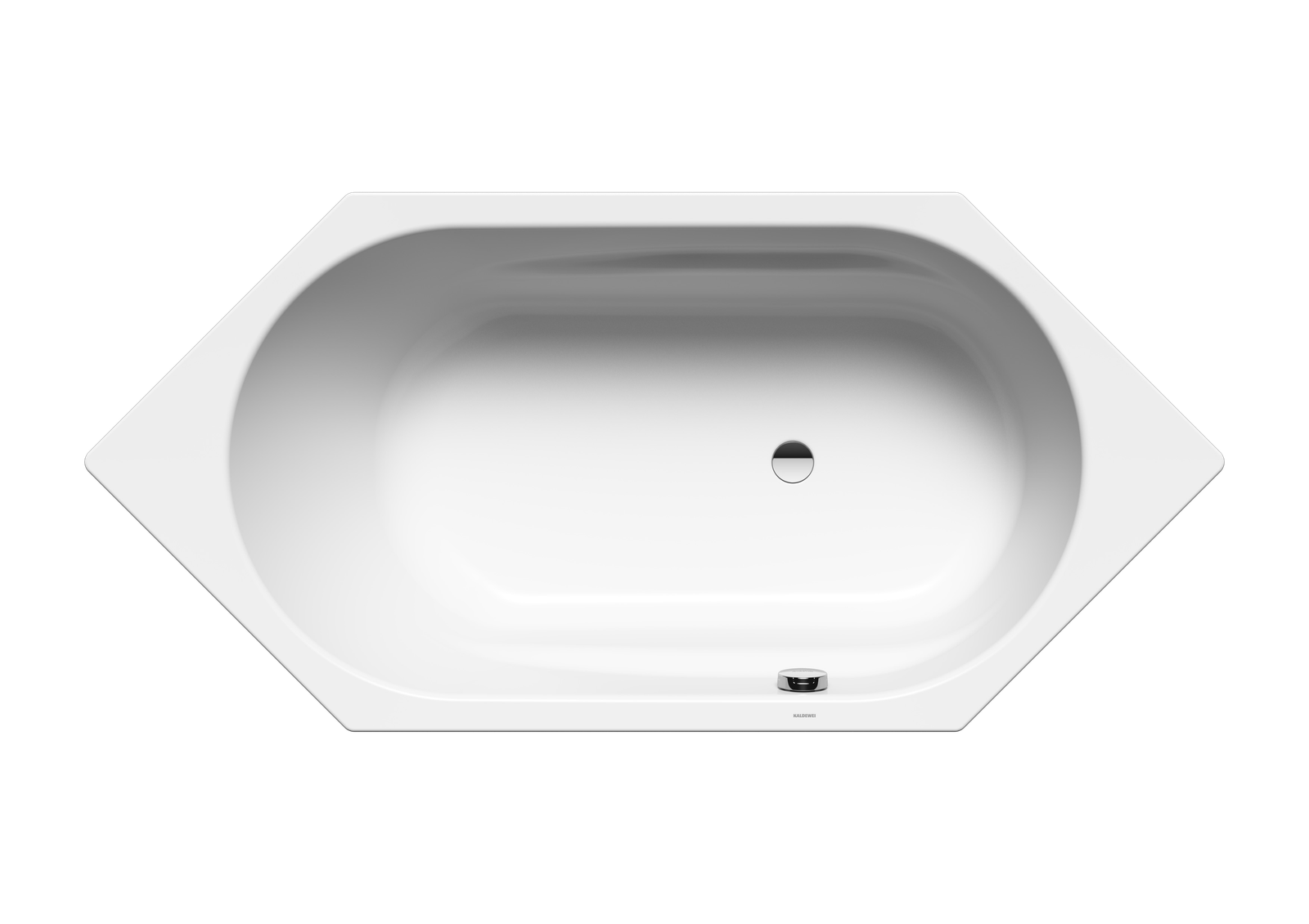 Kaldewei Badewanne VAIO 6 958 190x90cm, Perl-Effekt, schwarz