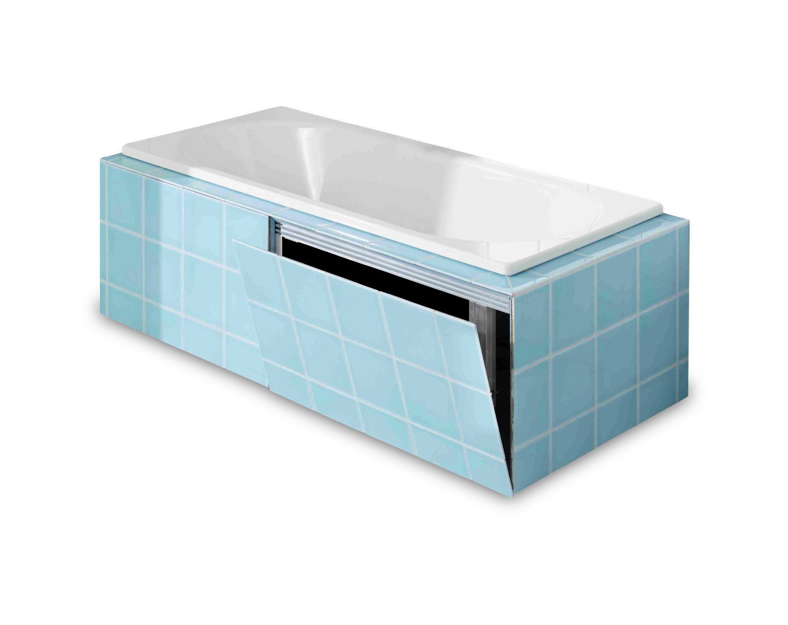 Kaldewei Verkleidungssystem Multiverso Längsteil, 1800 mm, für rechteckige Whirlwanne