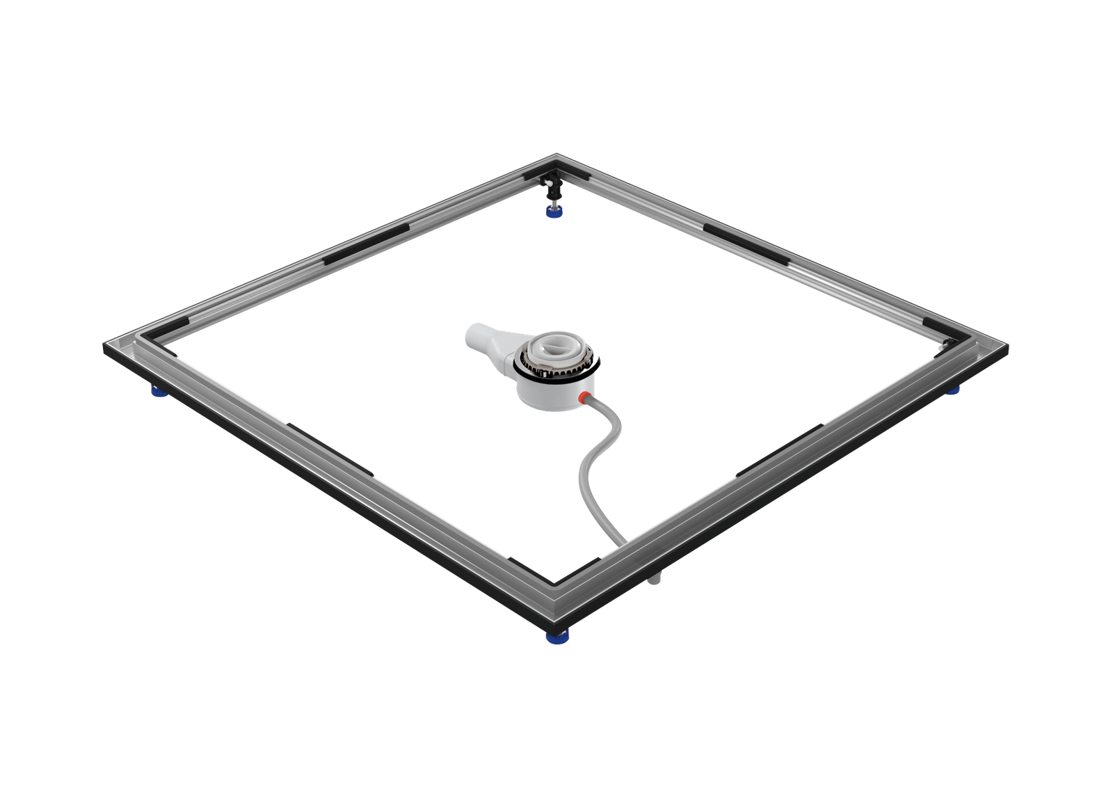Kaldewei Einbau-System-Rahmen ESR 77,8 x 82,8 cm, bodeneben, für Duschwanne
