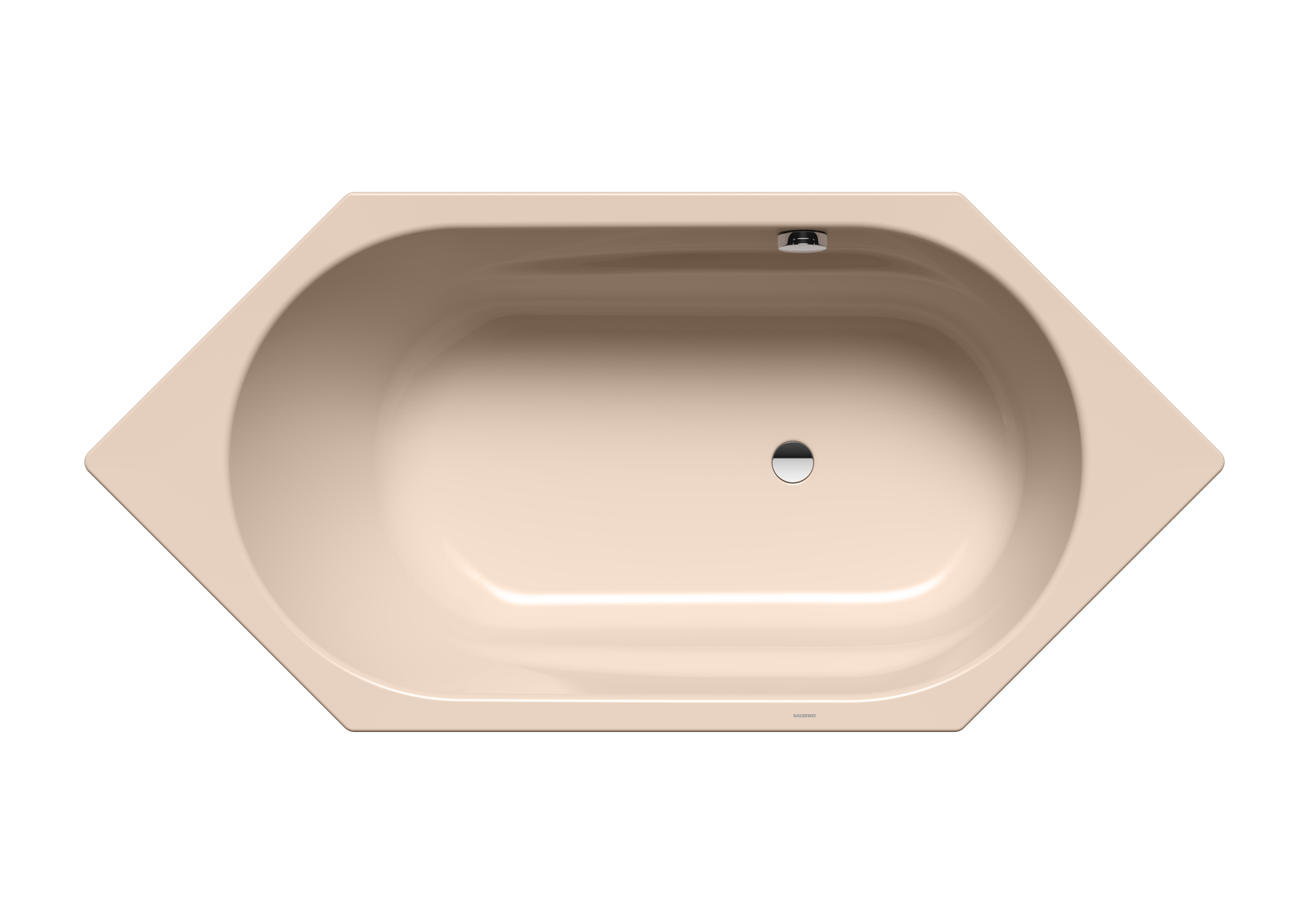 Kaldewei Badewanne VAIO 6 958 190x90cm, Sonderüberlauf Perl-Effekt, bahamabeige