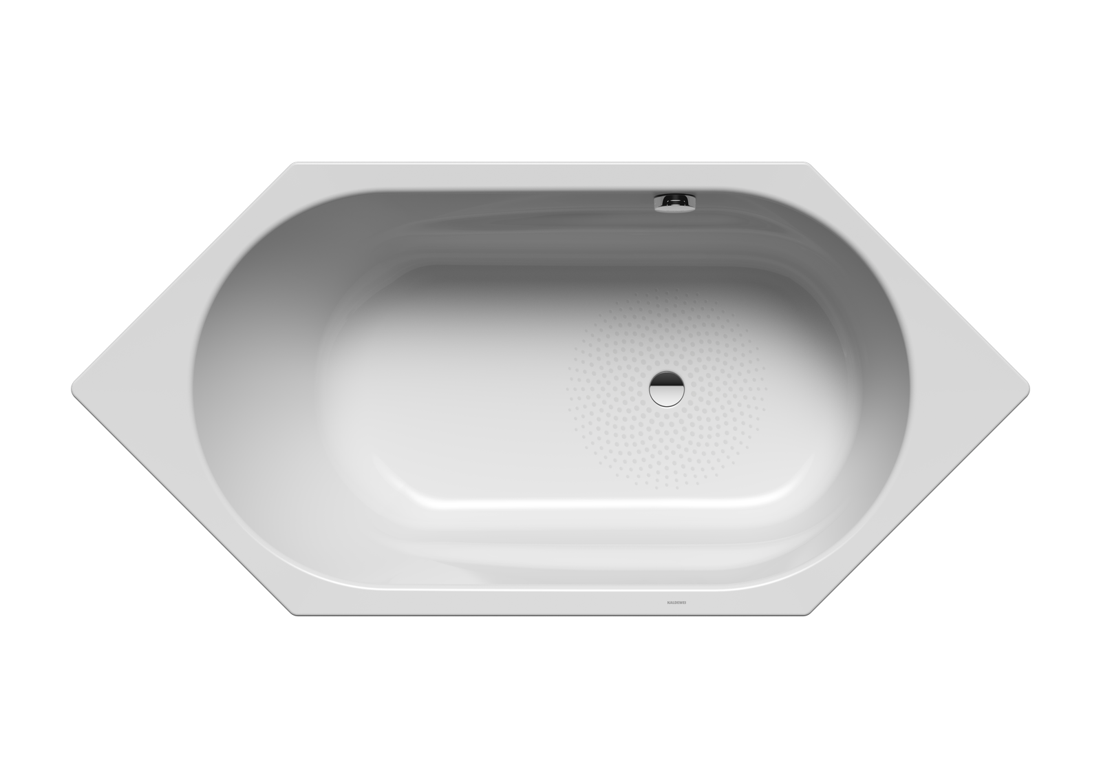 Kaldewei Badewanne VAIO 6 958 190x90cm, Sonderüberlauf, Antislip, manhattan