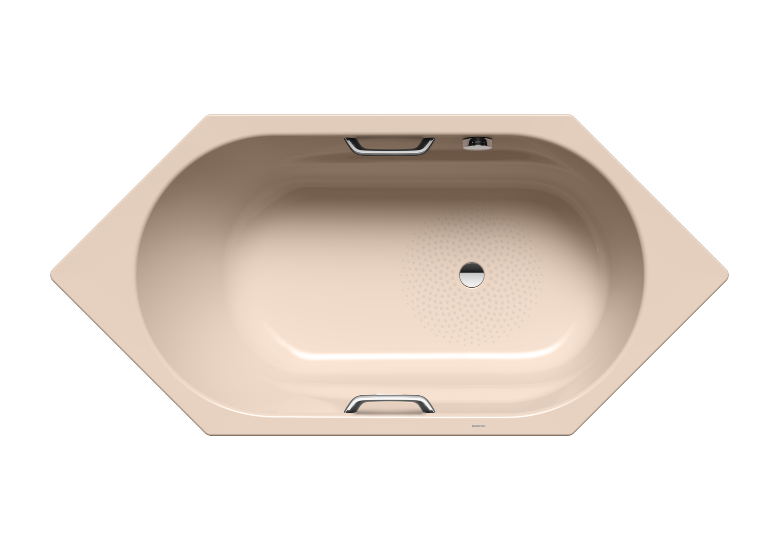 Kaldewei Badewanne VAIO 6 STAR 959 190x90cm, Griffloch, Perl-Effekt, SÜL, Ruschhemmend, bahamabeige