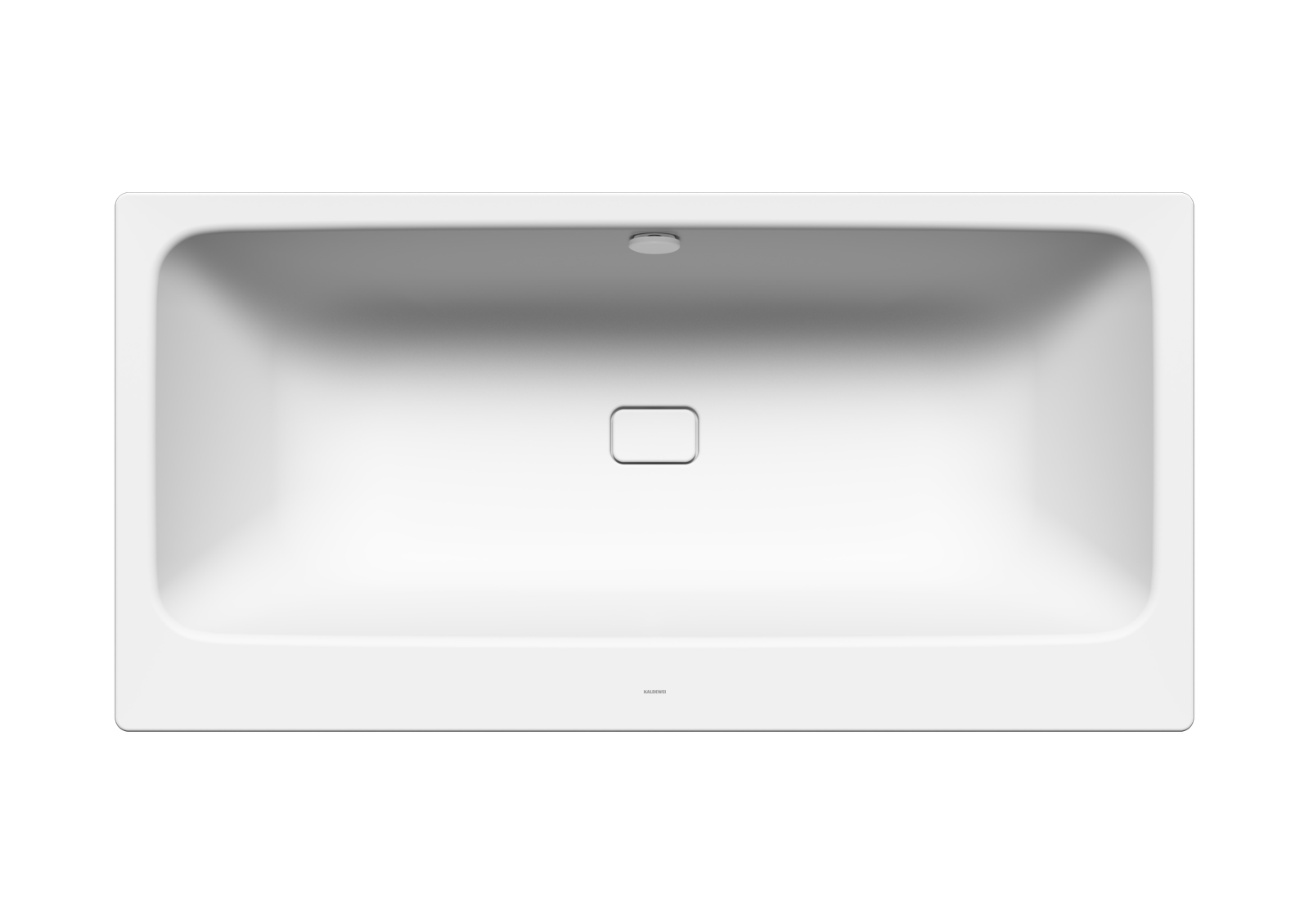 Kaldewei Badewanne ASYMMETRIC DUO 742 180x90cm, Sonderüberlauf, alpinweiß matt