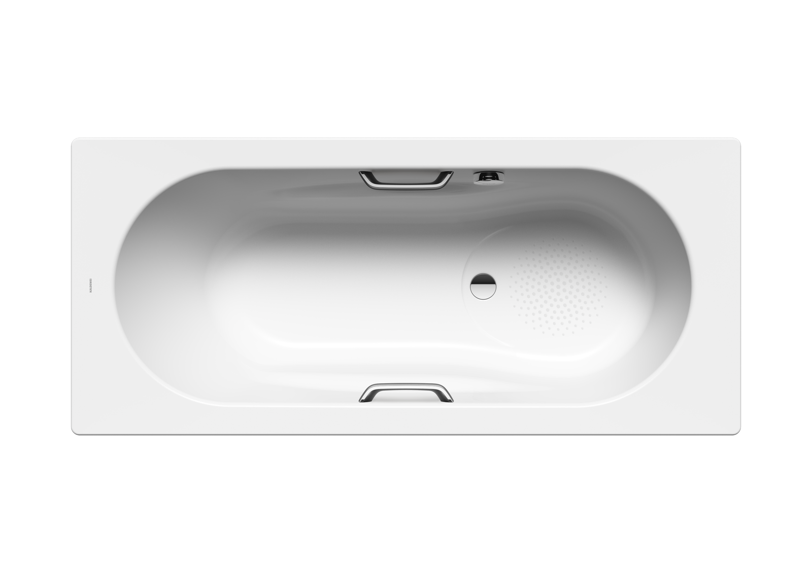 Kaldewei Badewanne VAIO SET STAR-947 180x80cm, Griffloch, Perl-Effekt, SÜL, Ruschhemmend, weiß