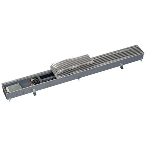 KM Unterflurkonvektor Katherm QK 215/MC1 112/215/3000 R-Rost 12 alu. bronze elox.