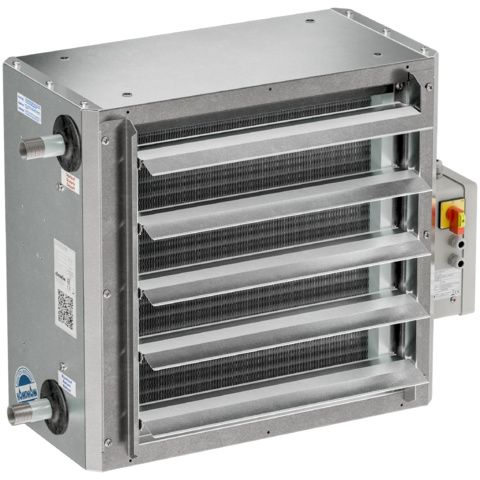 Kampmann Lufterhitzer EC-Ventilator-KaControl TOP Baugröße 6, 9-40,7 kW, 230V, hohe Drehzahl, Kupfer/Aluminium