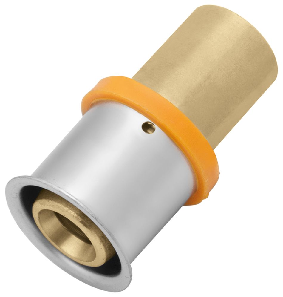 KAN-therm Übergangsstück ultraPRESS 20 x 22 mm, auf Metallrohr, Messing