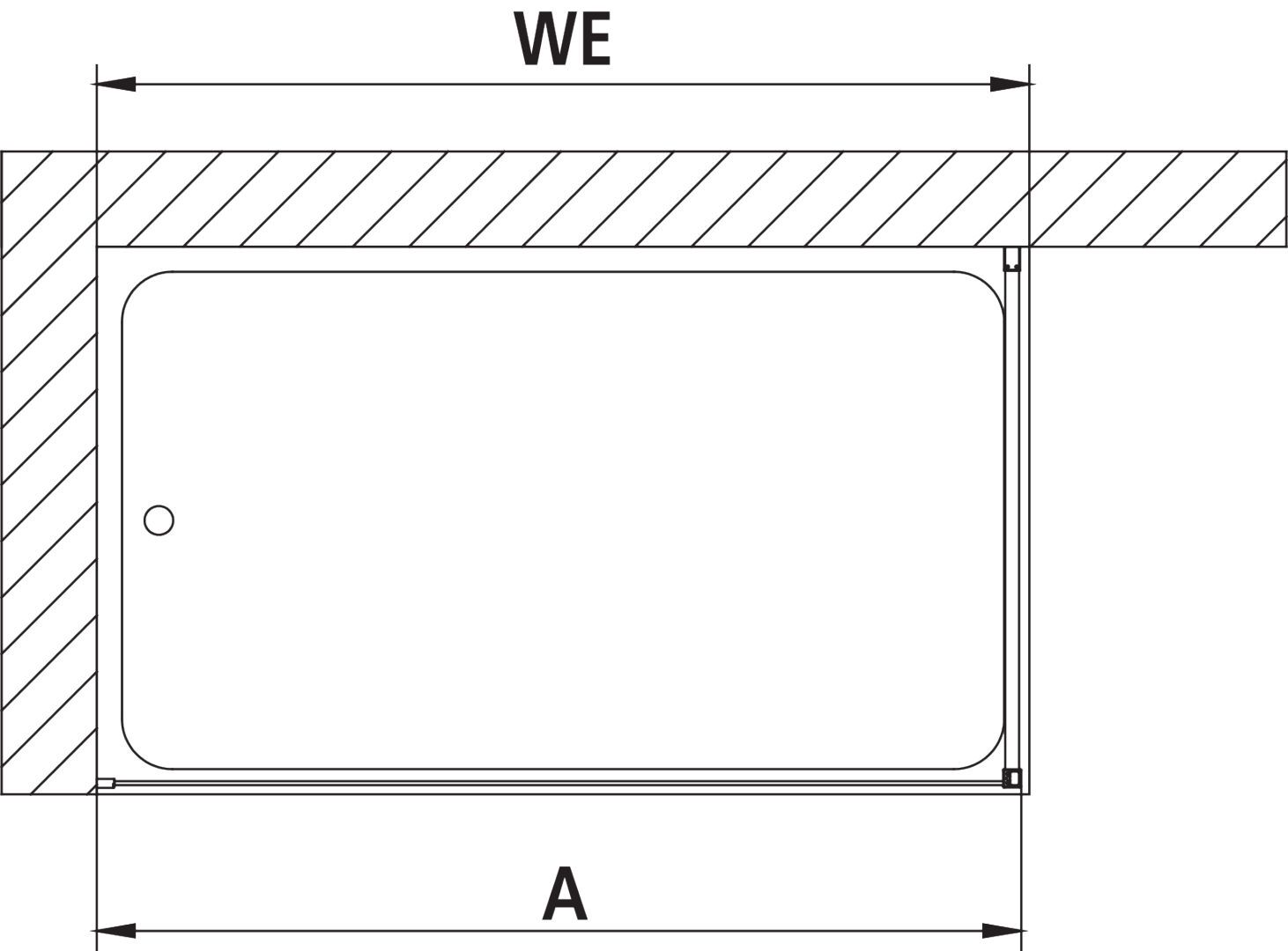 Kermi Glasanlage Walk-In XB 150 x 200 cm, silber hochglanz, ESG SR Opaco Clean, links Kermi Glasanlage Walk-In XB 150 x 200 cm, silber hochglanz, ESG SR Opaco Clean, links