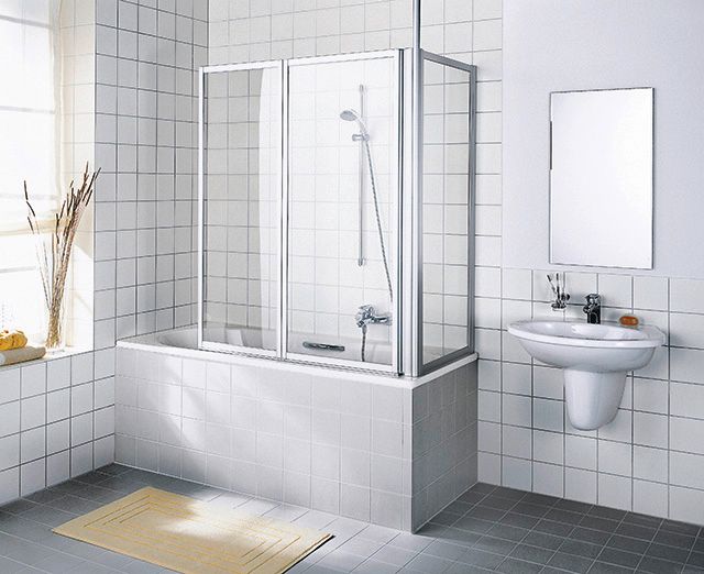 Kermi Seitenwand Vario 2000 WE 68,5-71 x 140 cm, silber matt, ESG klar Clean