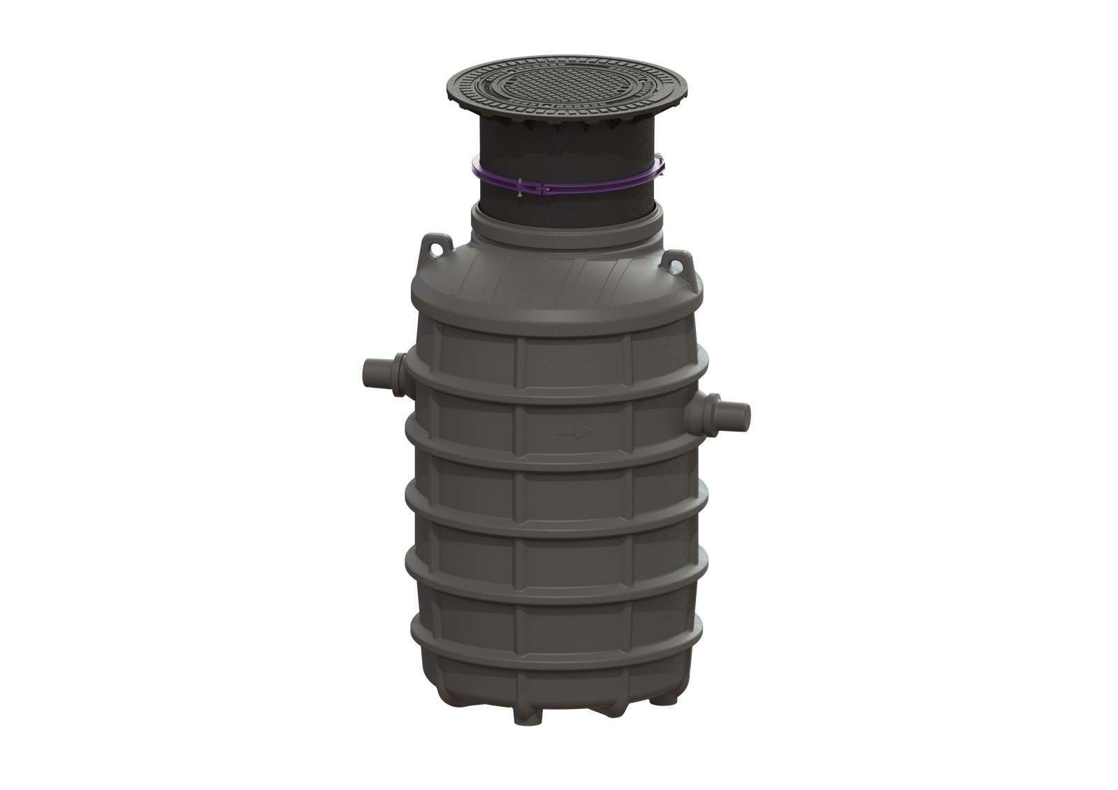 Kessel Fettabscheider EasyClean G NS 4, Klasse D, Einbautiefe 1055-1225mm