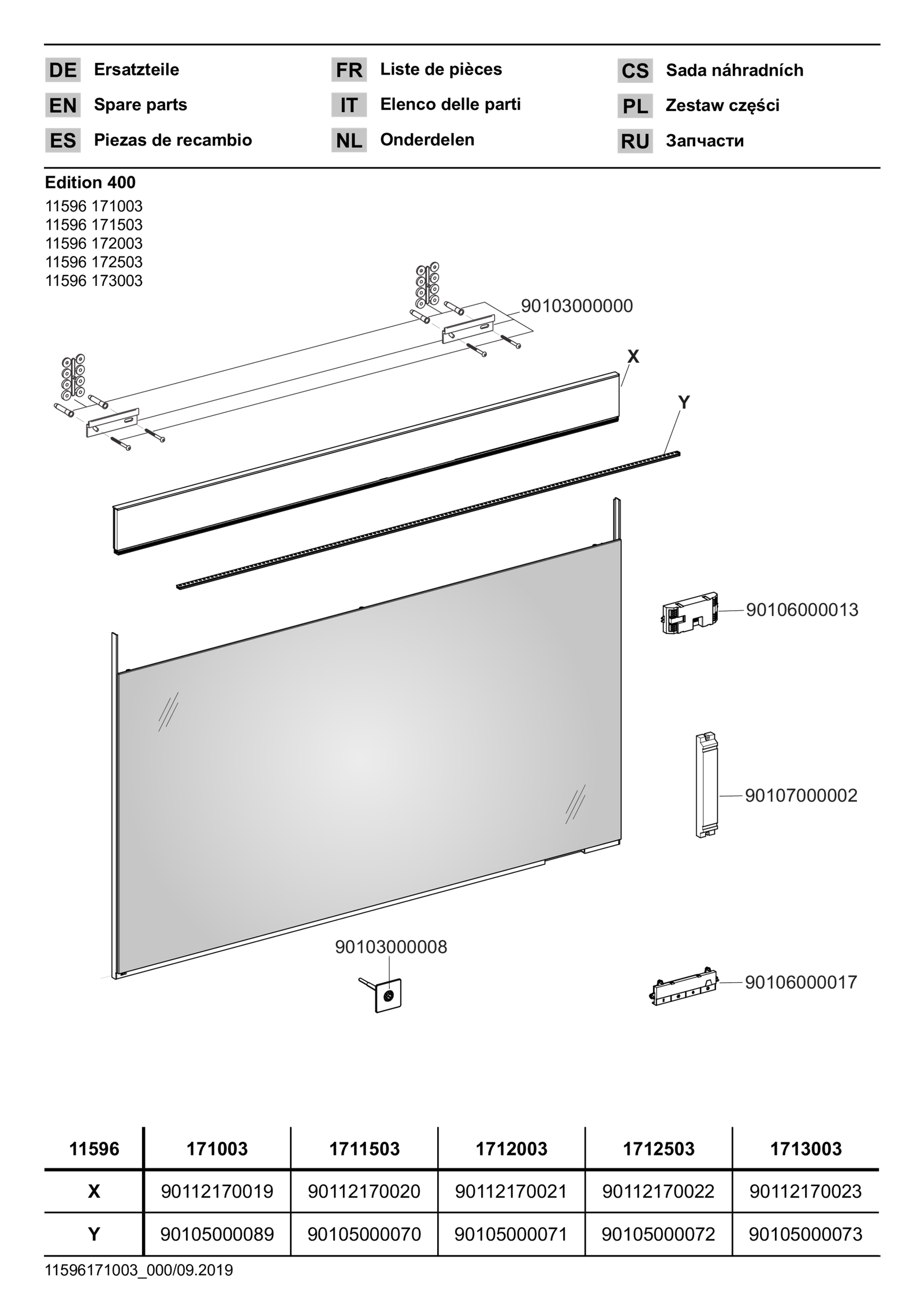 KEUCO Lichtspiegel Edition 400 DALI 1760 x 650 x 33 mm, 32 Watt, silber-gebeizt-eloxiert, Lichtfarbe einstellbar
