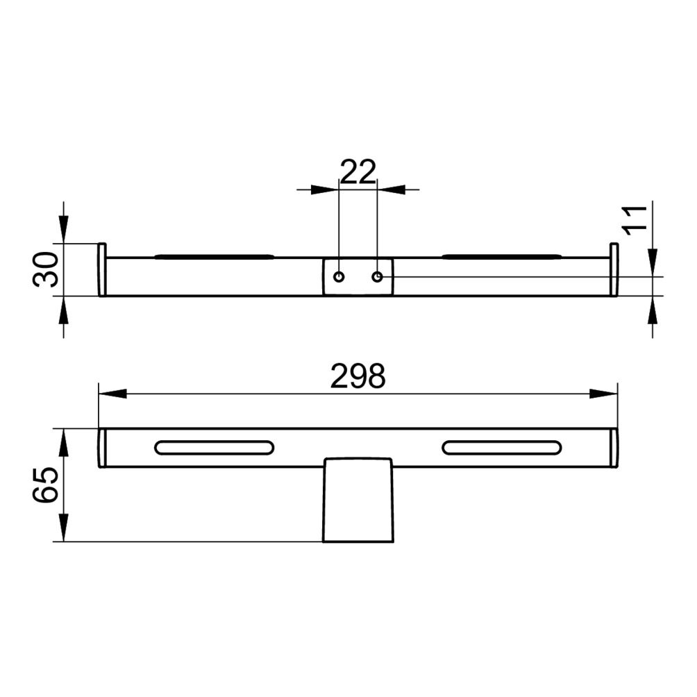 KEUCO Toilettenpapierhalter Plan doppelt, offen, Rollenbreite 100/120mm, Edelstahl