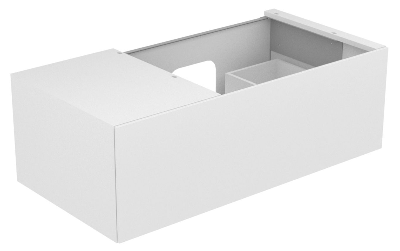 KEUCO Waschtischunterschrank Edition 11 105x35x53,5cm, 1 Frontauszug, rechts, Furnier Eiche Hell