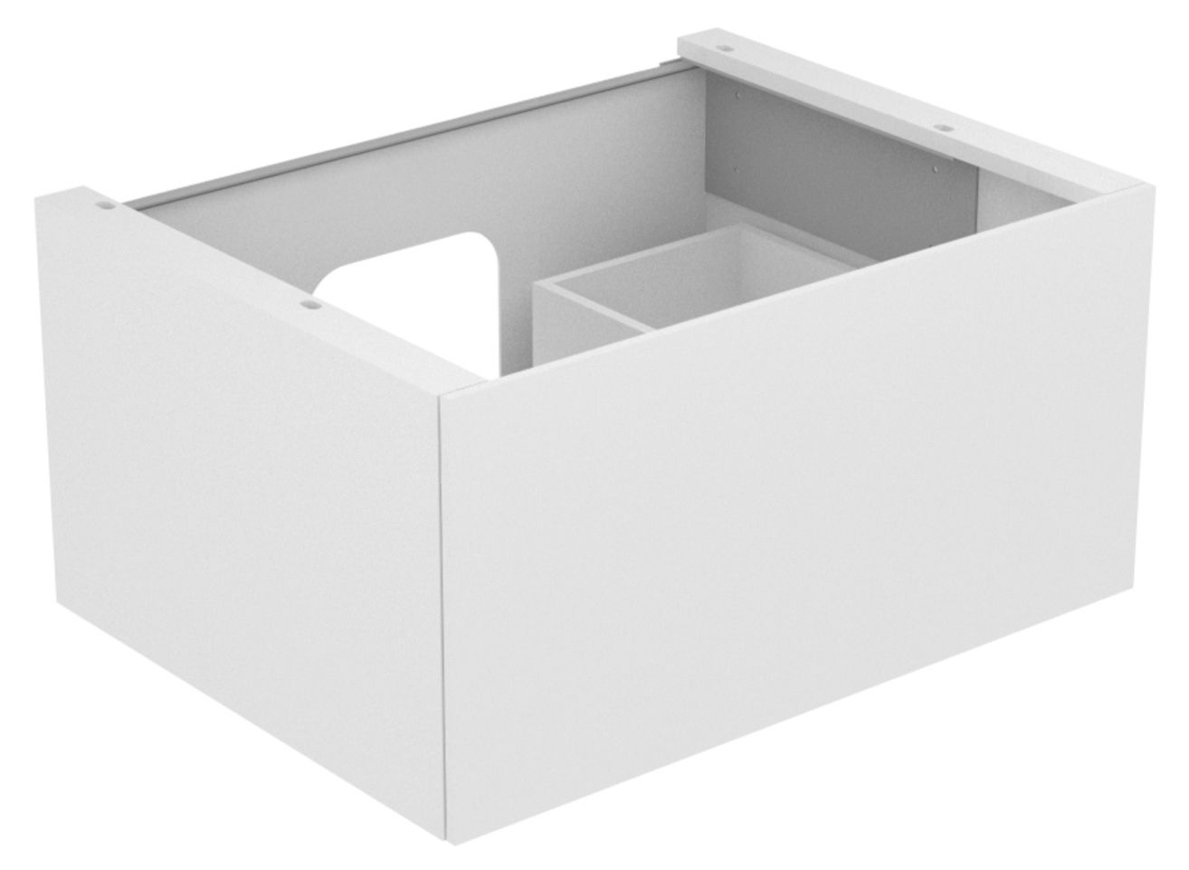 KEUCO Waschtischunterschrank Edition 11 Planning 70x35x53,5cm, 1 Frontauszug, Strukturlack Anthrazit