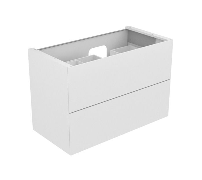 KEUCO Waschtischunterschrank Edition 11 105x70x53,5cm, 2 Frontauszüge, rechts, Anthrazit