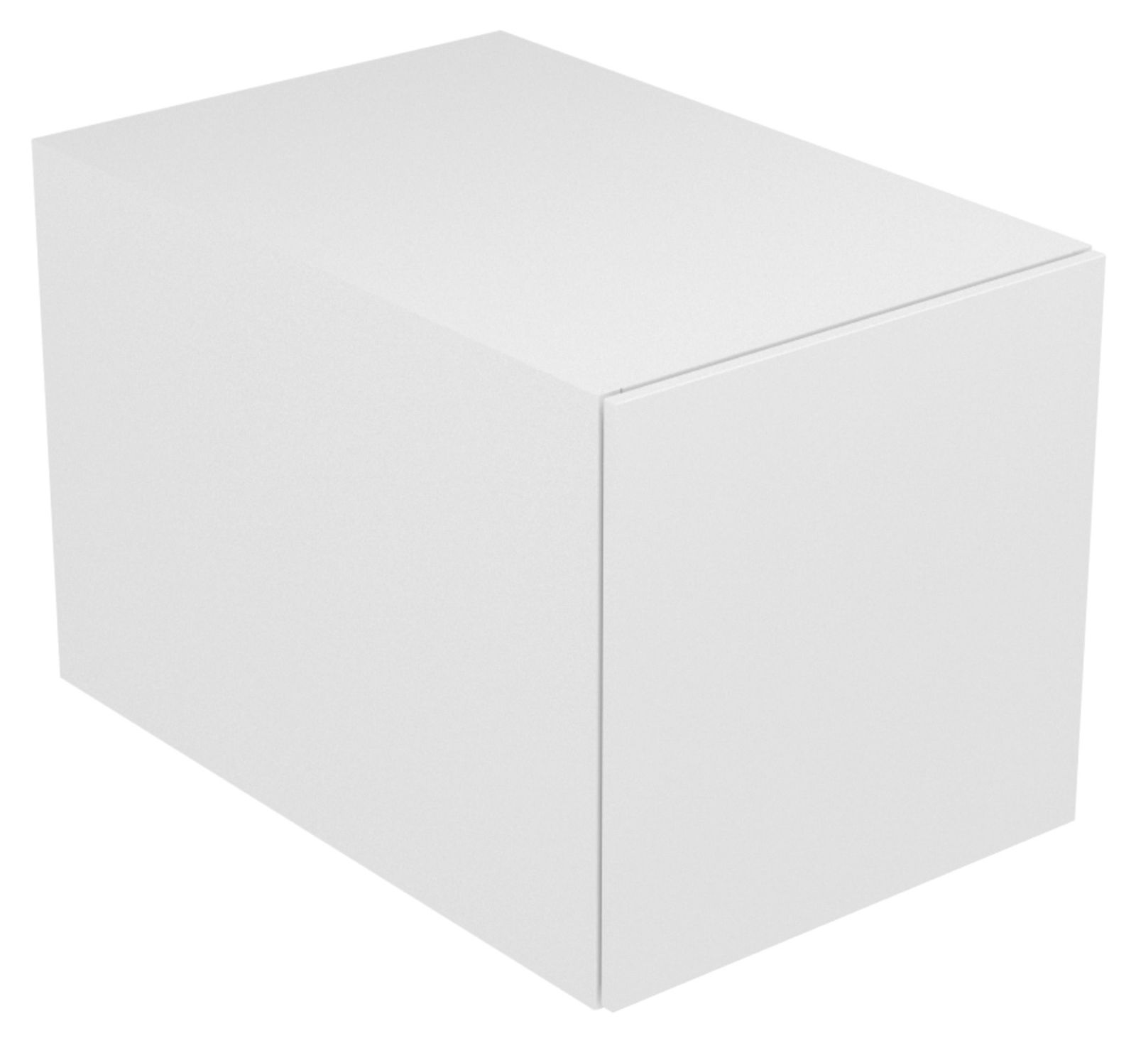 KEUCO Modul-Unterbauschrank Edition 11 Planning 35x35x53,5cm, 1 Frontauszug, Lack Seidenmatt, Glas Anthrazit klar