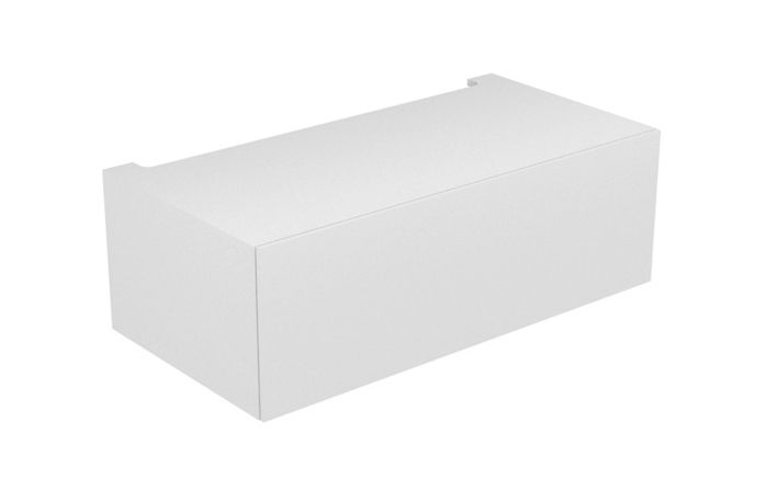 KEUCO Unterschrank Edition 11 105x35x53,5cm, 1 Frontauszug, Weiß, Glas Weiß satiniert