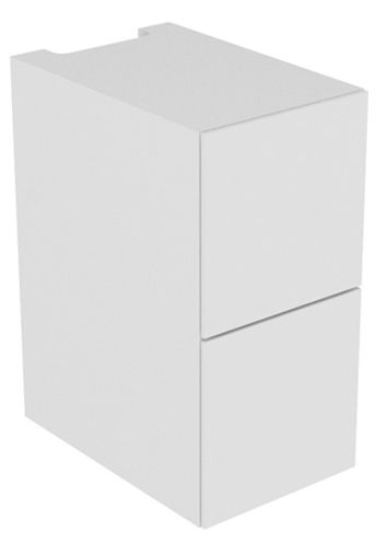 KEUCO Unterbauschrank Edition 11 Planning Strukturlack Trüffel, 35x70x53,5cm, 2 Frontauszüge, Innenbeleuchtung