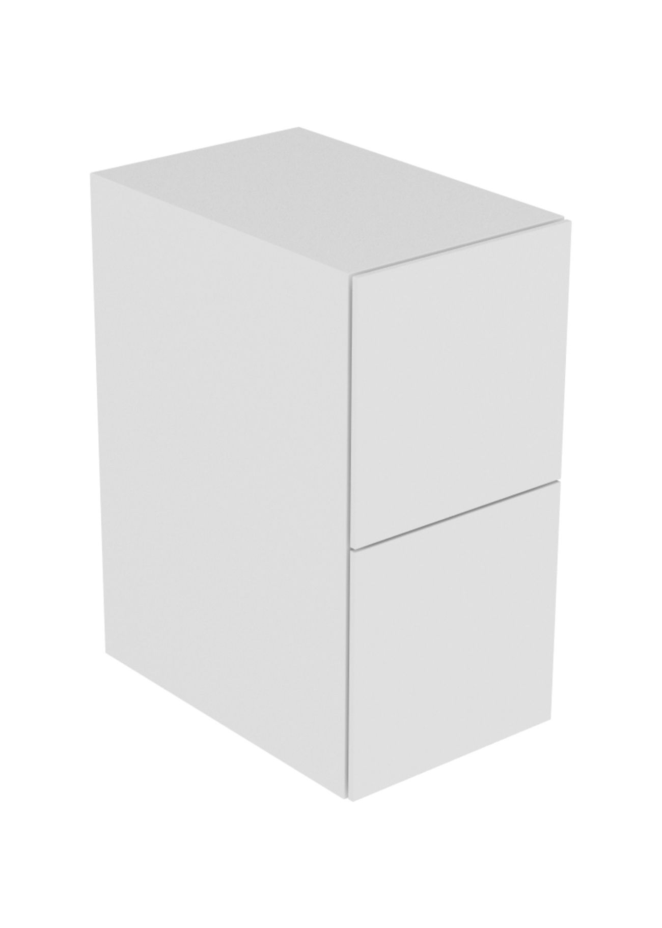 KEUCO Sideboard Edition 11 35x70x53,5cm, 2 Frontauszüge, Cashmere, Glas Cashmere