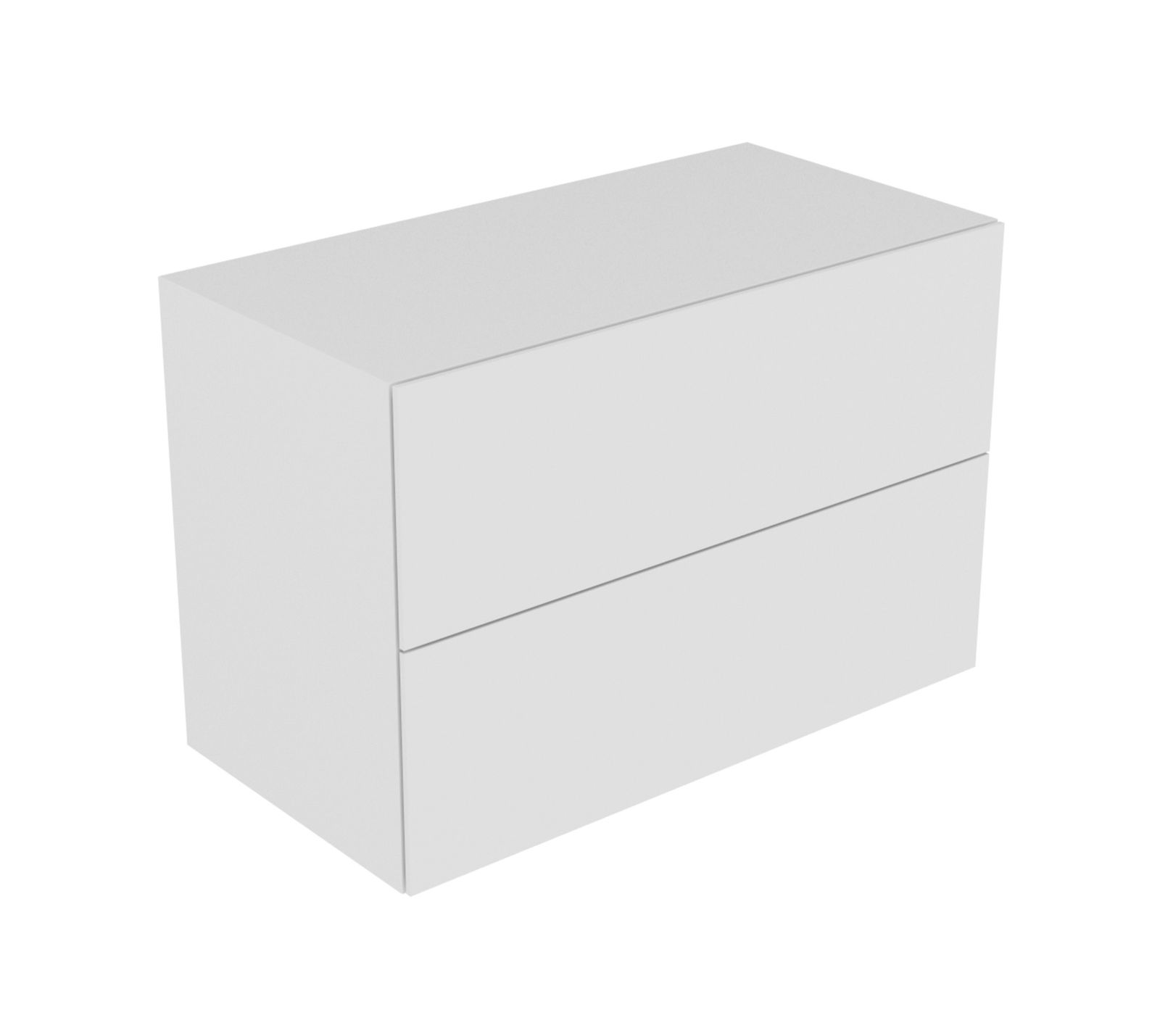 KEUCO Sideboard Edition 11 Planning 105x70x53,5cm, 2 Frontauszüge, Beleuchtung, Cashmere, Glas Cashmere satiniert