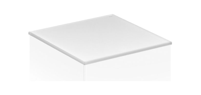 KEUCO Abdeckplatte Edition 11 140,2 x 0,3 x 52,4 cm, Cashmere, Glas Cashmere, ESG Glas Unterseite lackiert