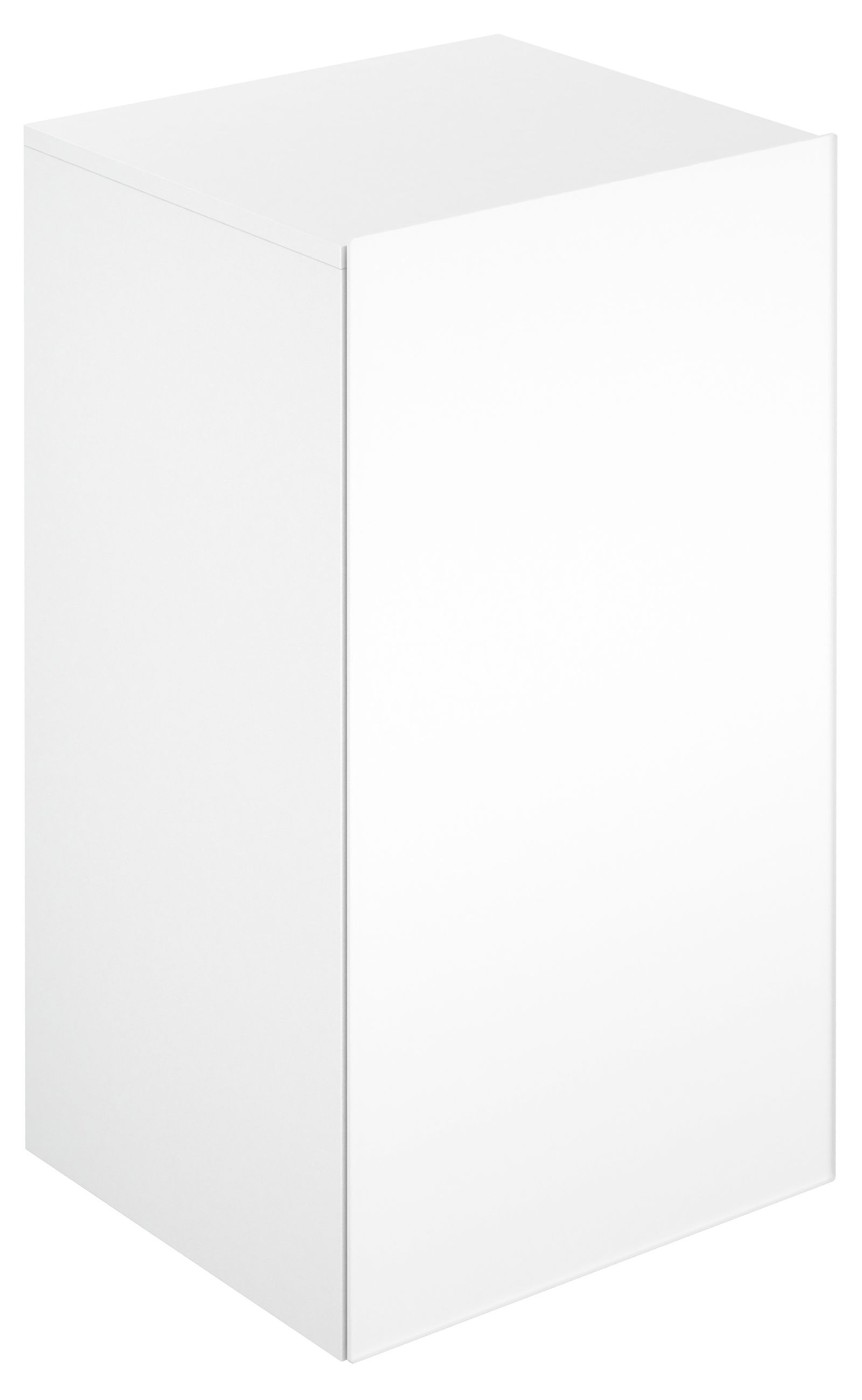 KEUCO Mittelschrank Stageline 40x78,2x36cm, 1-türig, Anschlag links, Lack Inox Seidenmatt, Glas Inox satiniert