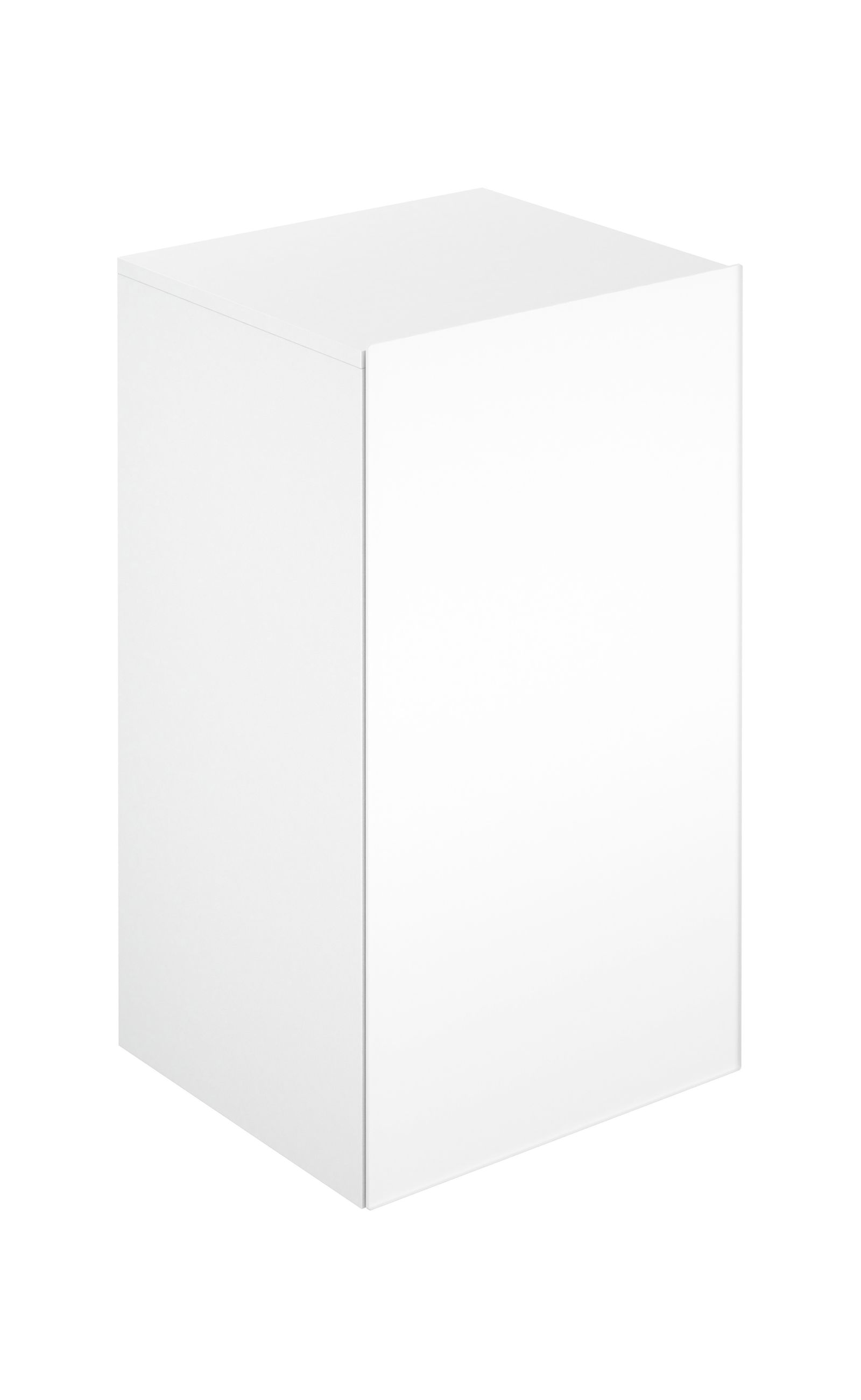 KEUCO Mittelschrank Stageline 40x78,2x36cm, 1-türig, Anschlag links, Lack Inox Seidenmatt, Glas Inox satiniert