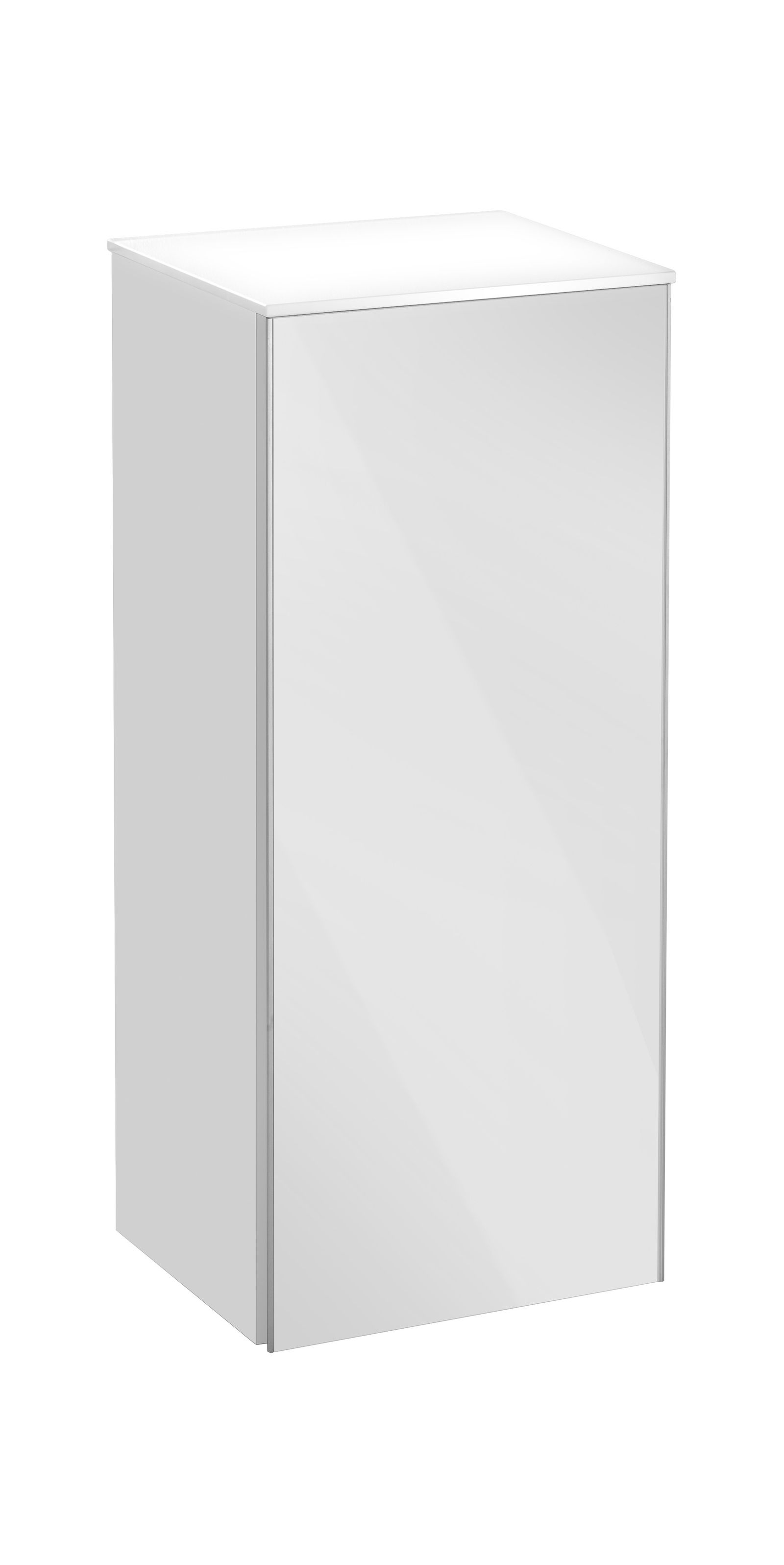 KEUCO Mittelschrank Royal Reflex 35x84,5x33,5cm, 1-türig, rechts, anthrazit/anthrazit