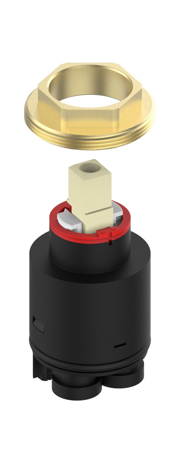 KE Mischwasserkart. Ersatzt.ARM 50100 m. Kartuschenmutter, zu 51804/51904