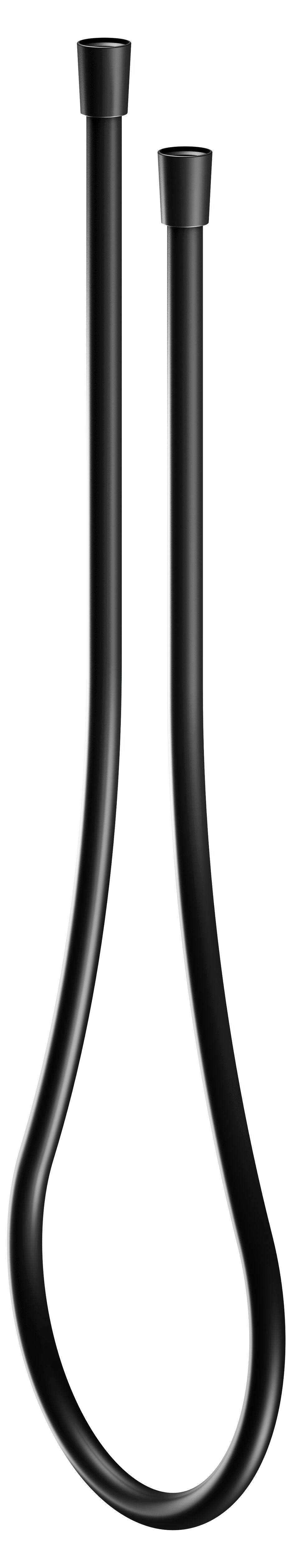 KEUCO Brauseschlauch Plan aus Kunststoff, 1600 mm, schwarz-matt