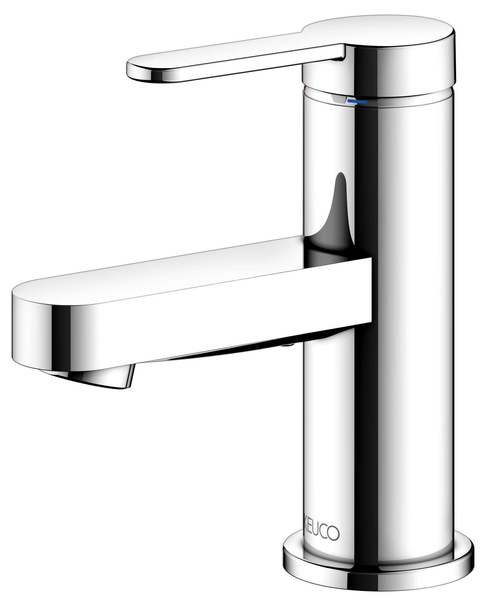 KEUCO Waschtisch-Einhebelmischer 60 IXMO Flat Ausladung 89mm, ohne Ablaufgarnitur, verchromt