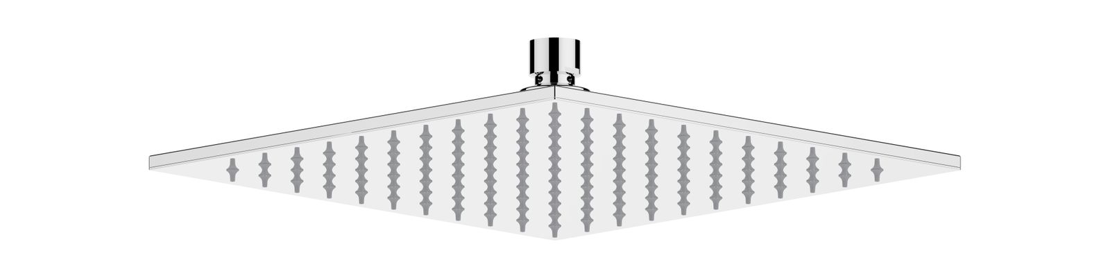 KEUCO Kopfbrause 250 mm, verchromt, eckig, aus Metall