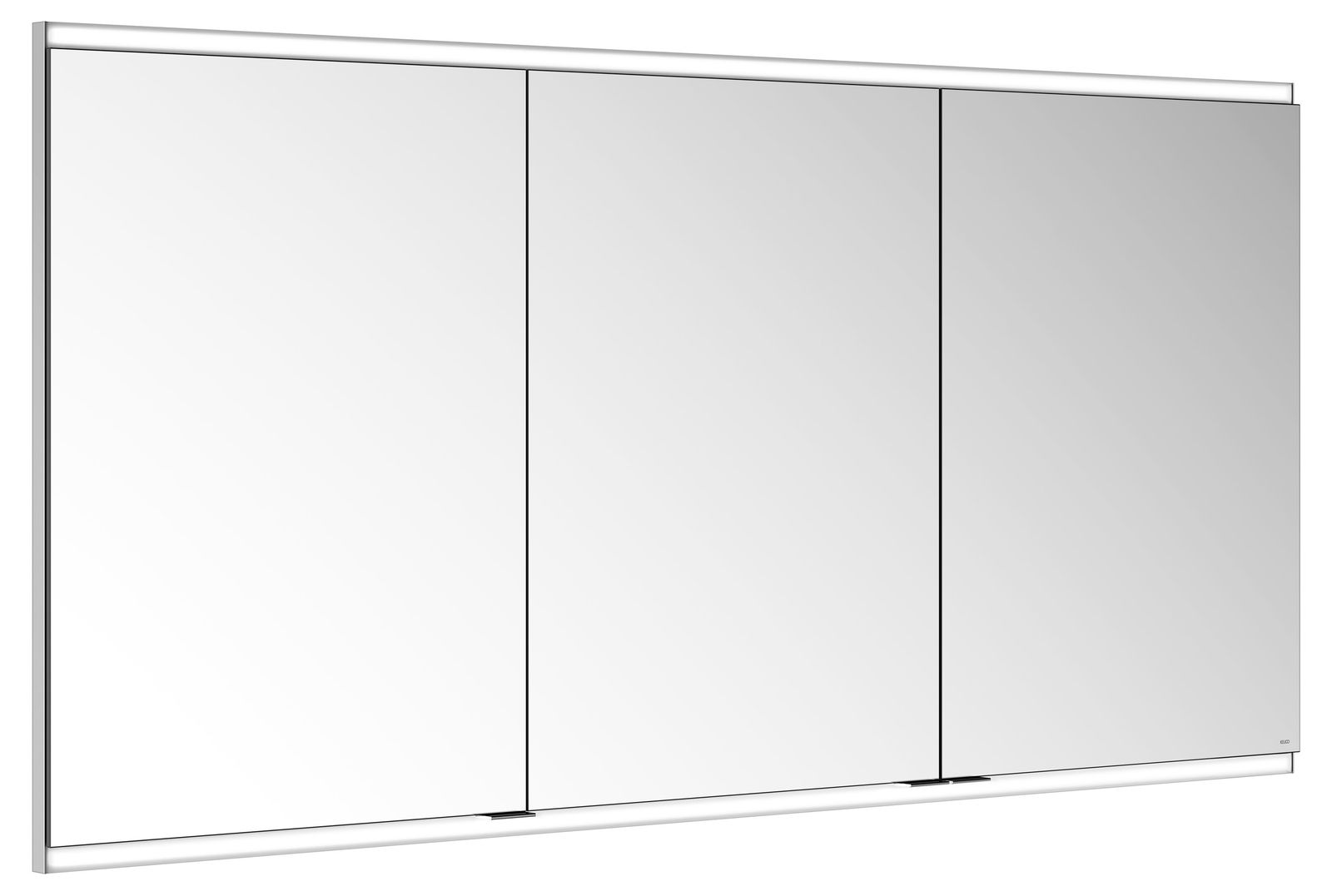 KEUCO Spiegelschrank Royal Modular 2.0 DALI 1500 x 700 x 120 mm, 2 Steckdosen, Wandeinbau, 3 Türen, beleuchtet