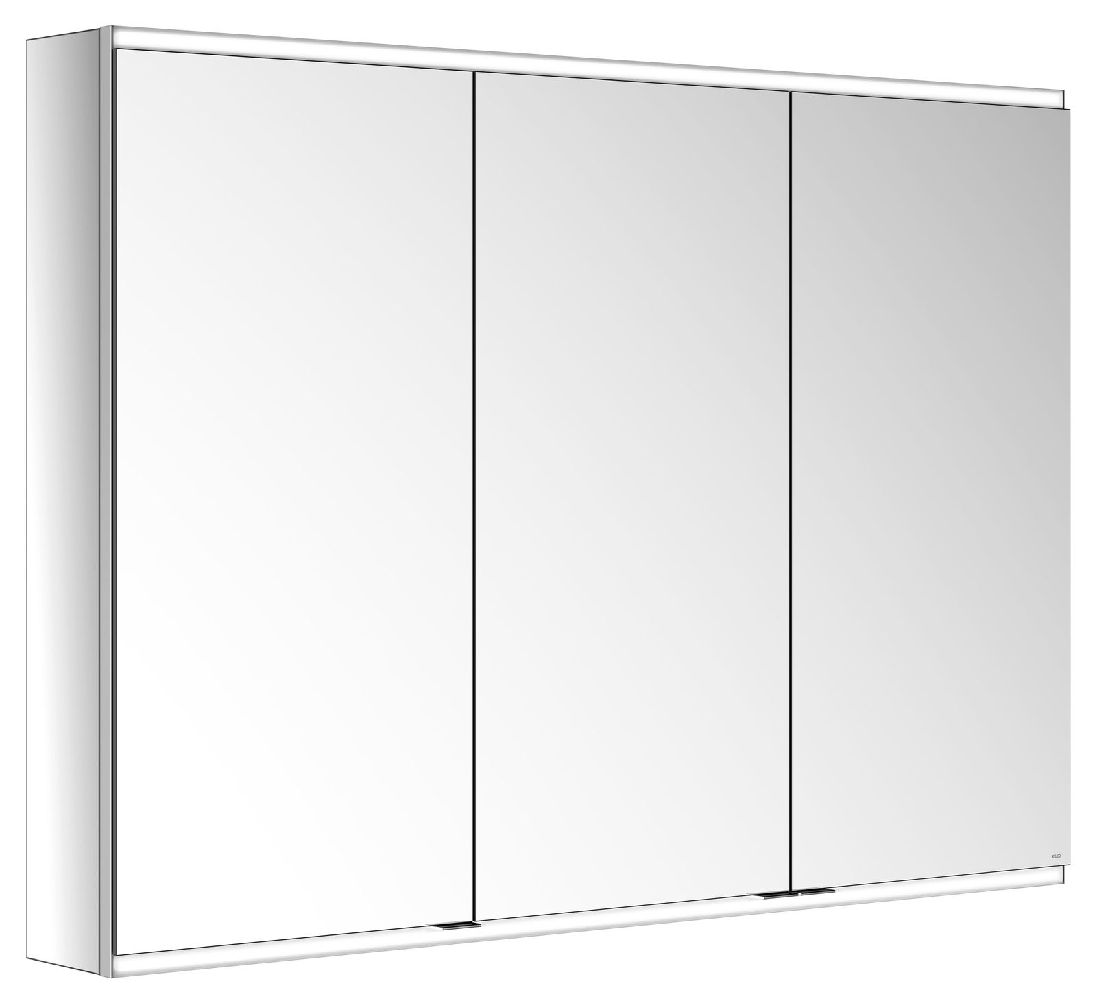 KEUCO Spiegelschrank Royal Modular 2.0 1300 x 900 x 160 mm, 2 Steckdosen, Wandvorbau, 3 Türen, beleuchtet