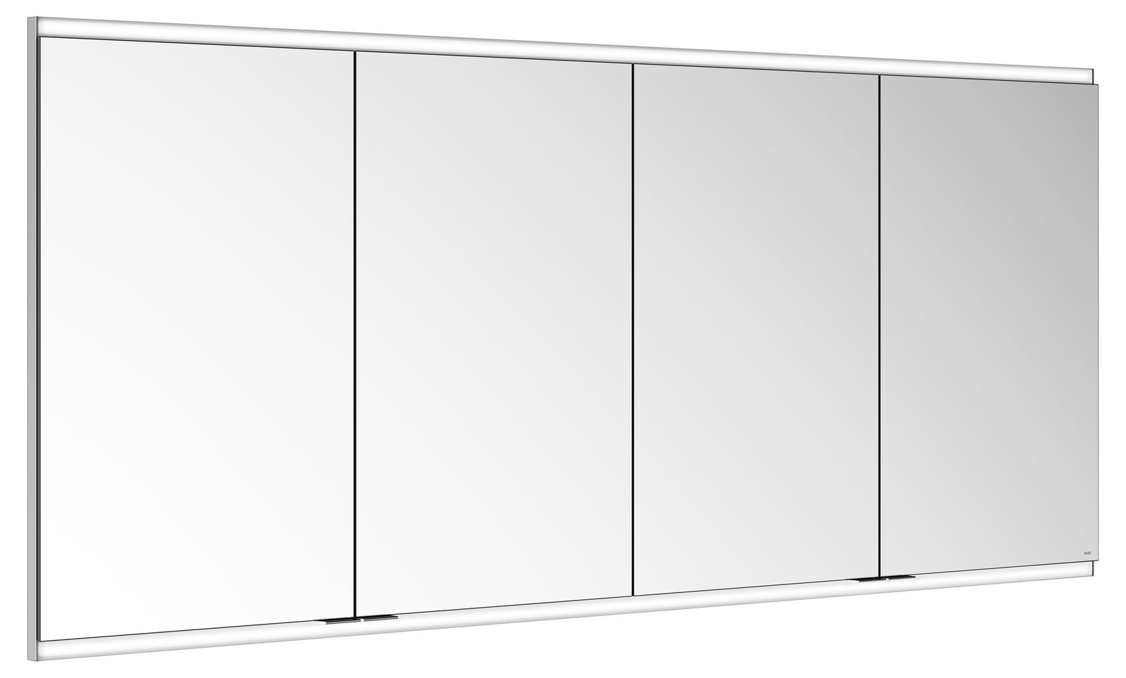 KEUCO Spiegelschrank Royal Modular 2.0 1700 x 700 x 120 mm, 4 Steckdosen, Wandeinbau, 4 Türen, beleuchtet