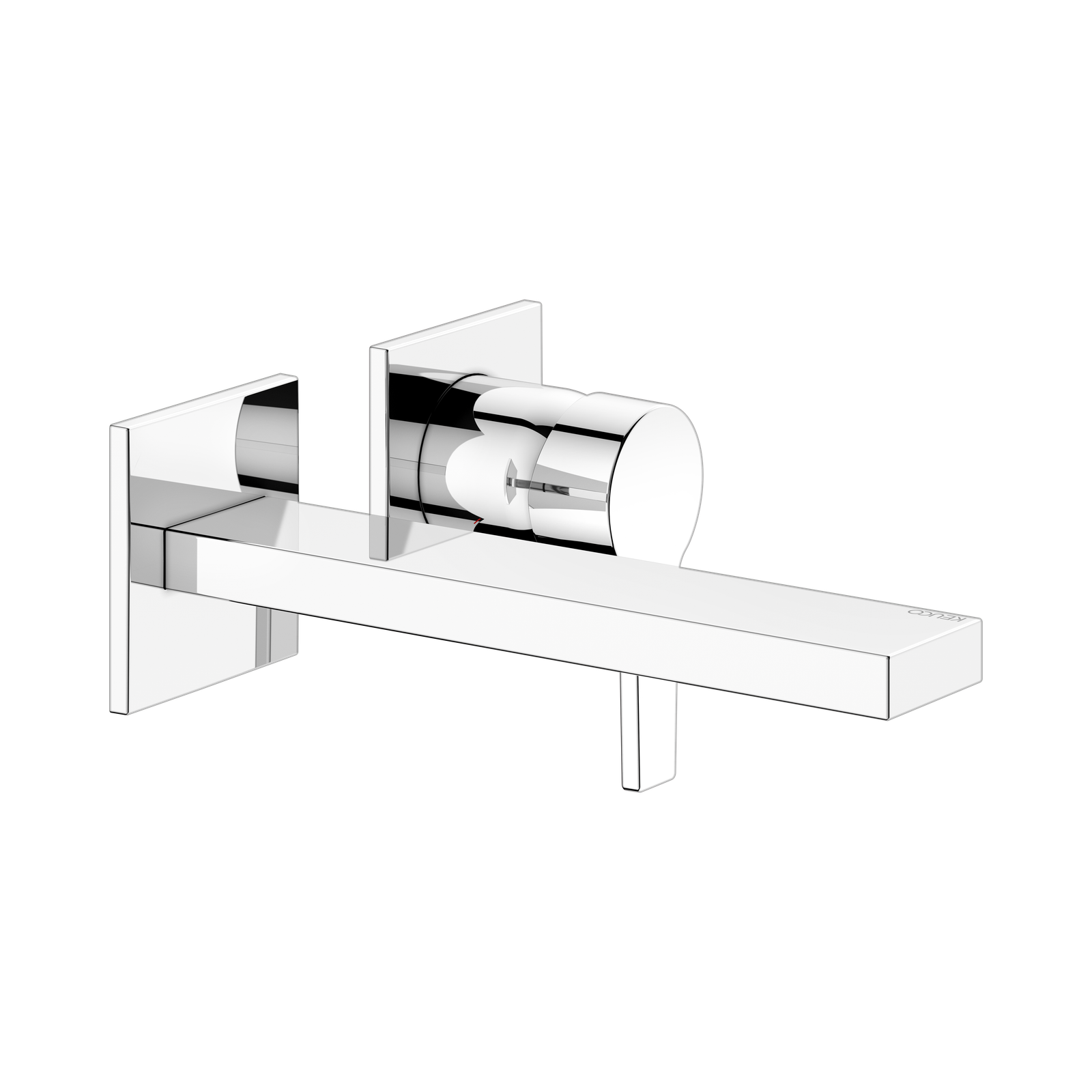 KEUCO Waschtisch-2-Loch-Wandarmatur Edition 11 Unterputz-Montage, ohne Ablaufgarnitur, Ausladung 197 mm, verchromt