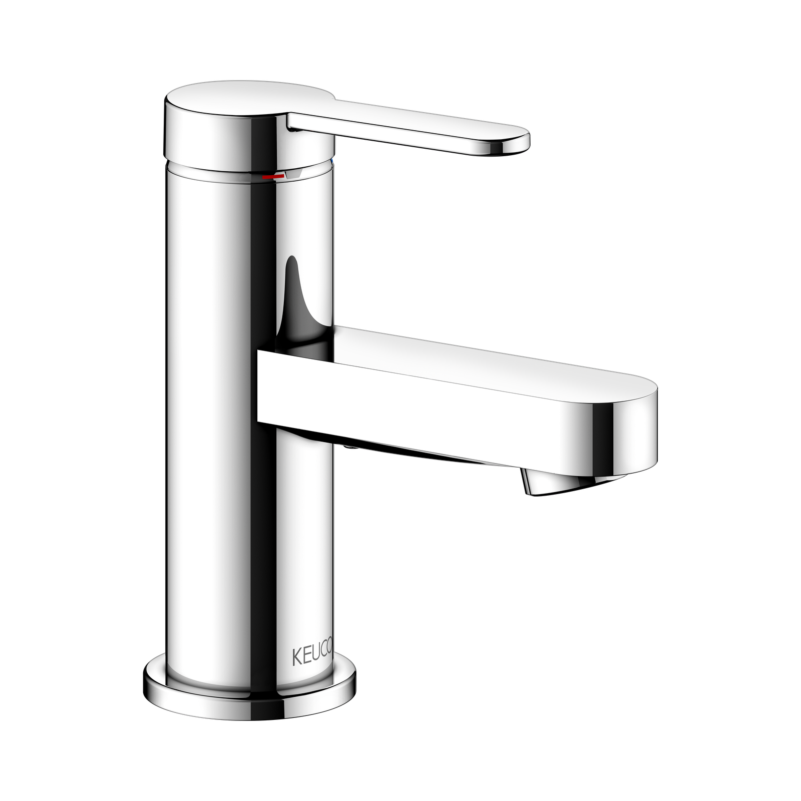 KEUCO Waschtisch-Einhebelmischer 60 IXMO Flat Ausladung 89mm, ohne Ablaufgarnitur, verchromt