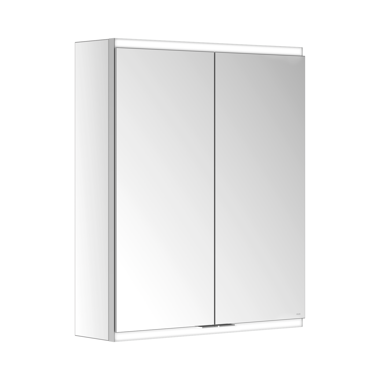 KEUCO Spiegelschrank Royal Modular 2.0 DALI 600 x 700 x 160 mm, 1 Steckdose, 1 Doppel-USB-Ladestelle, Wandeinbau, 2 Türen, beleuchtet