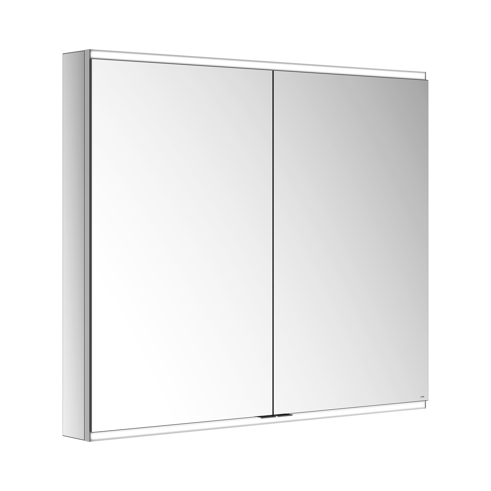KEUCO Spiegelschrank Royal Modular 2.0 DALI 1100 x 900 x 120 mm, ohne Steckdose, Wandvorbau, 2 Türen, beleuchtet