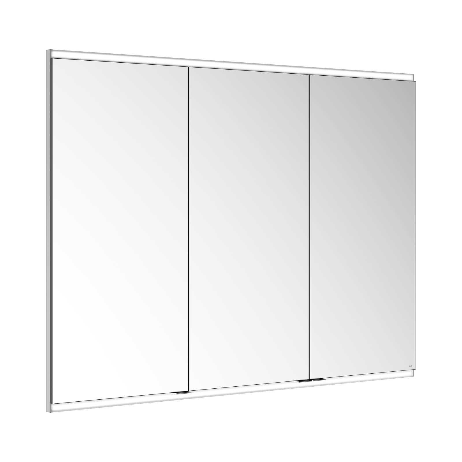 KEUCO Spiegelschrank Royal Modular 2.0 DALI 1300 x 900 x 160 mm, 2 Steckdosen, Wandeinbau, 3 Türen, beleuchtet