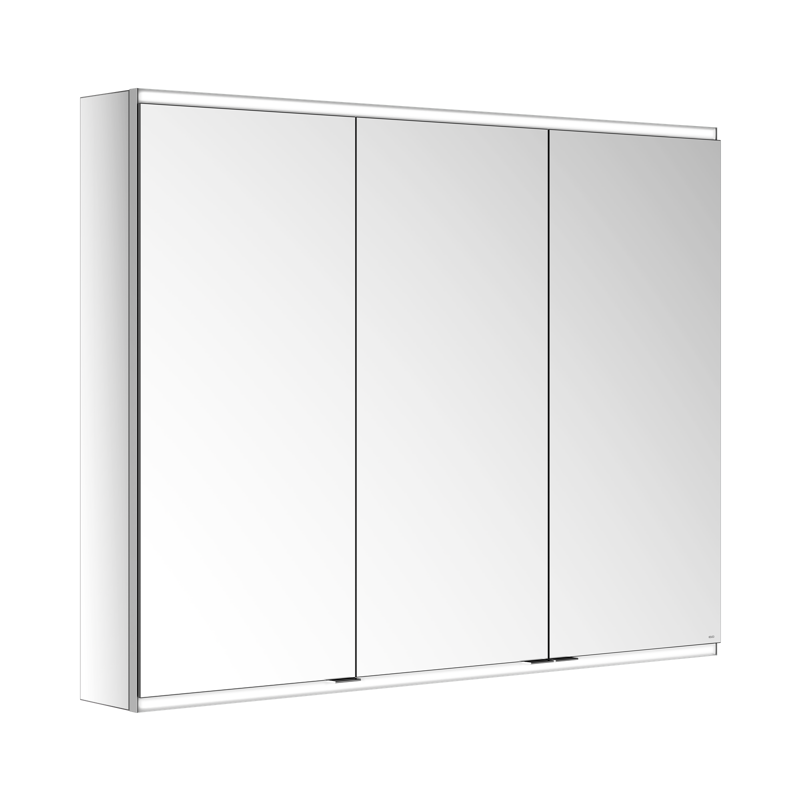 KEUCO Spiegelschrank Royal Modular 2.0 DALI 1200 x 900 x 160 mm, ohne Steckdose, Wandvorbau, 3 Türen, beleuchtet