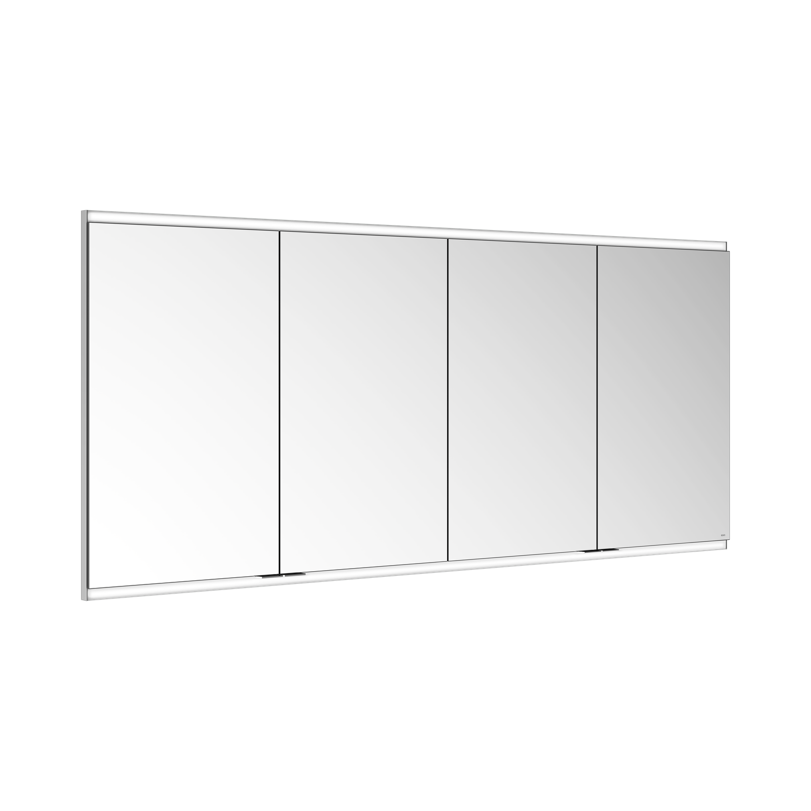 KEUCO Spiegelschrank Royal Modular 2.0 1700 x 700 x 120 mm, 4 Steckdosen, Wandeinbau, 4 Türen, beleuchtet