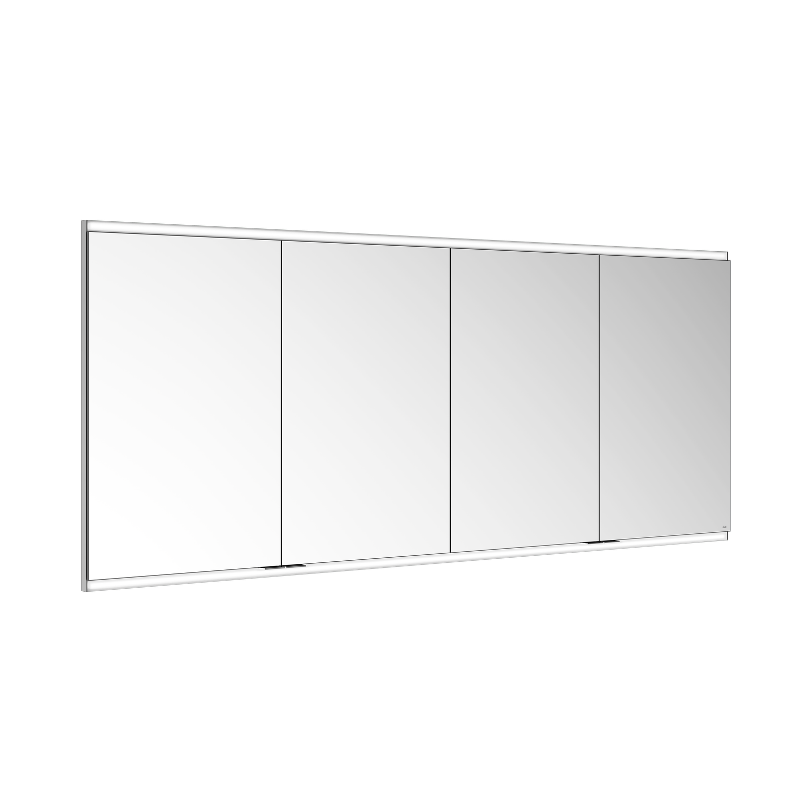 KEUCO Spiegelschrank Royal Modular 2.0 DALI 1800 x 700 x 160 mm, 2 Steckdosen, 2 Doppel-USB-Ladestellen, Wandeinbau, 4 Türen, beleuchtet